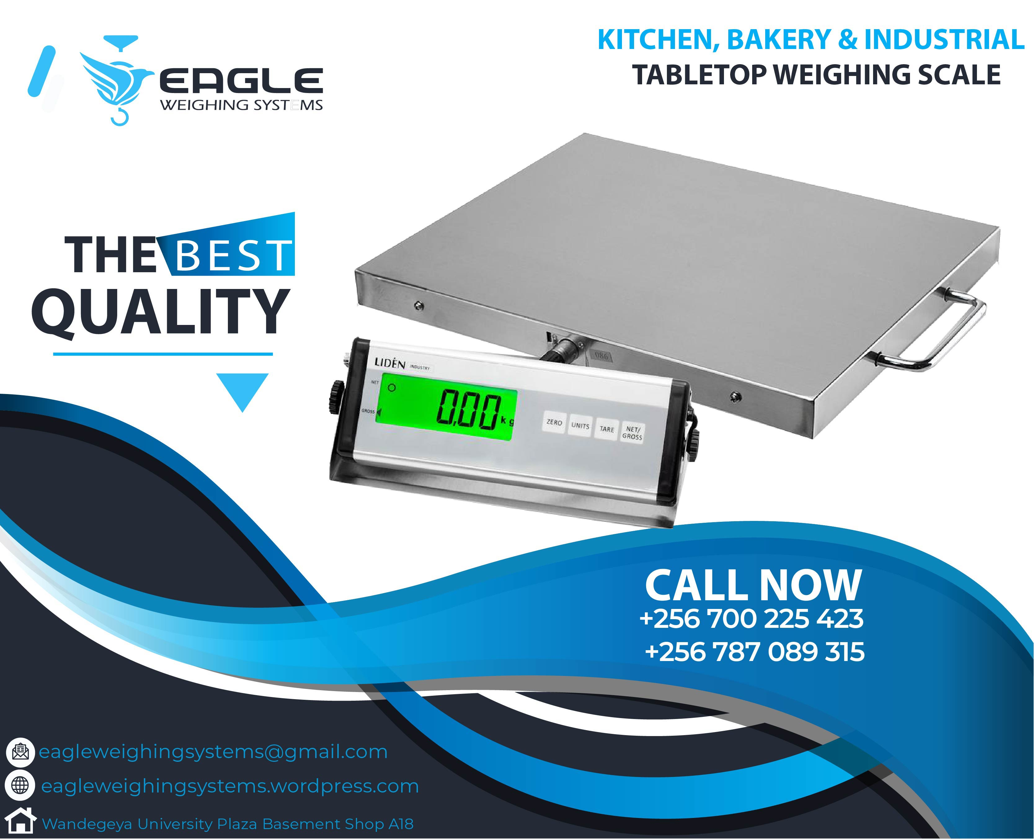 Electronic table top weighing scaleS'