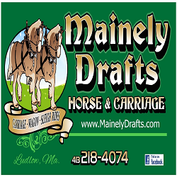 Company Logo For Mainely Drafts Horse And Carriage'