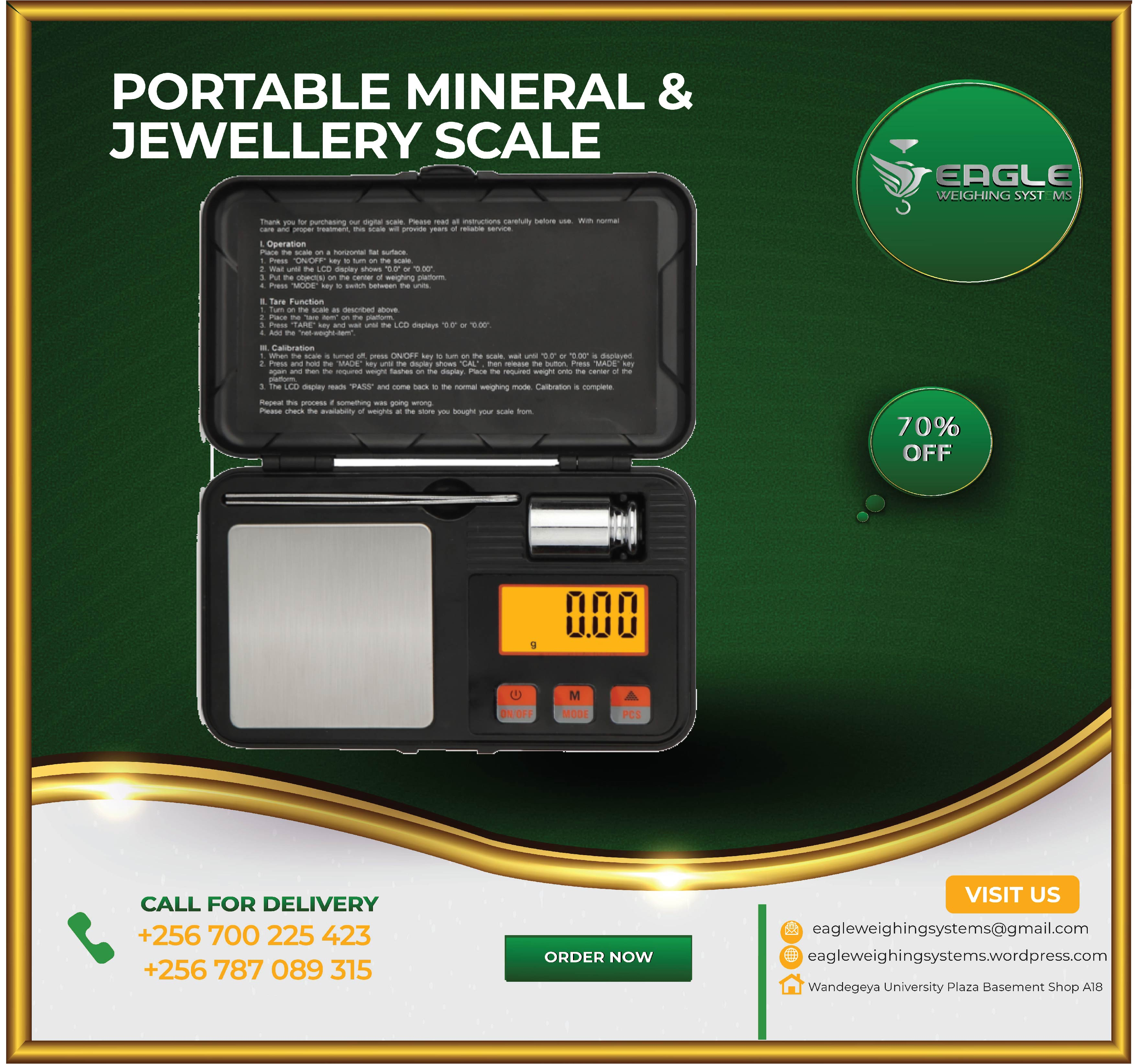 Jewellery Materials Pockets Scale'