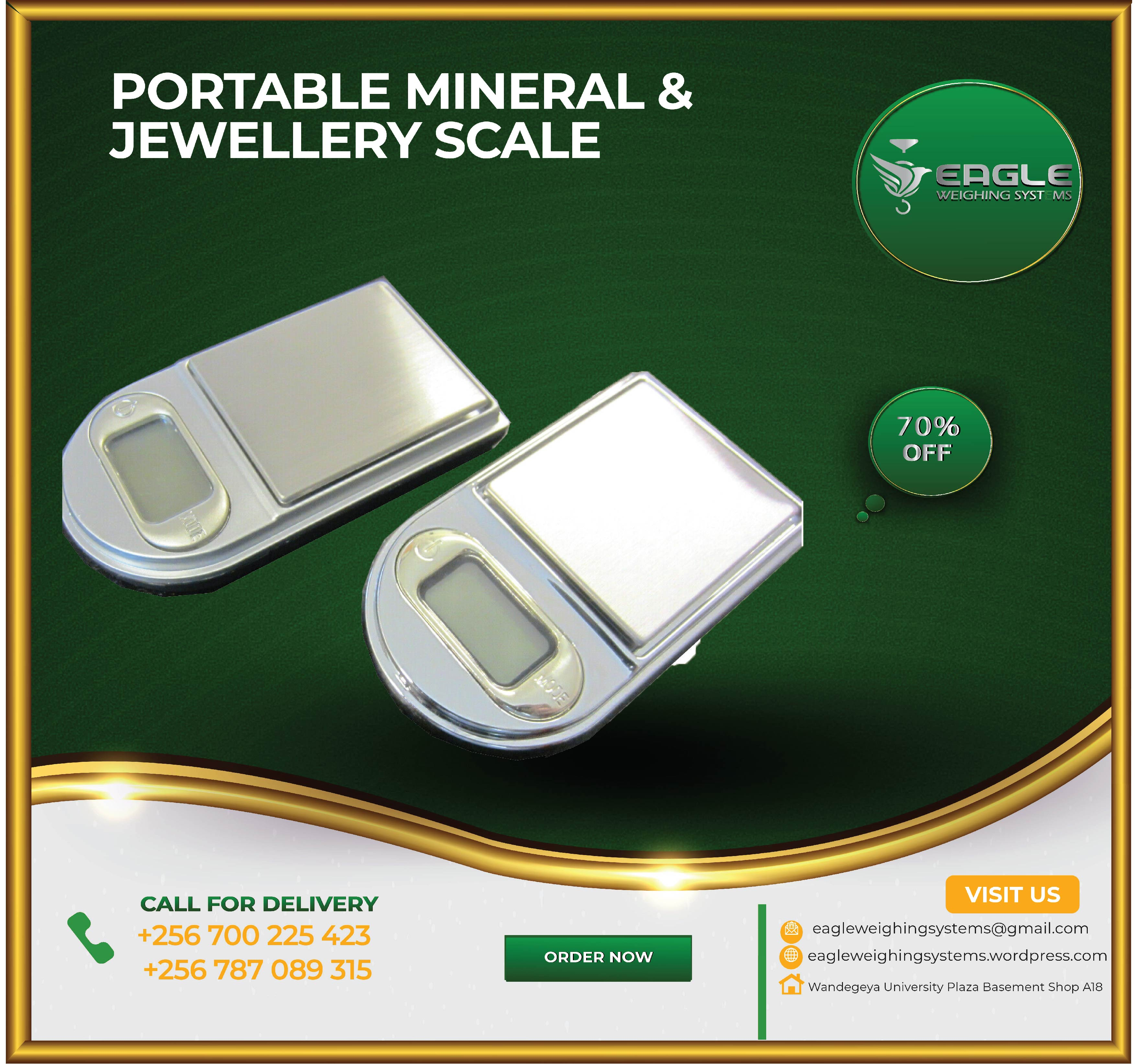 500g/0.01g Portable Electronic Scale with Windshield'