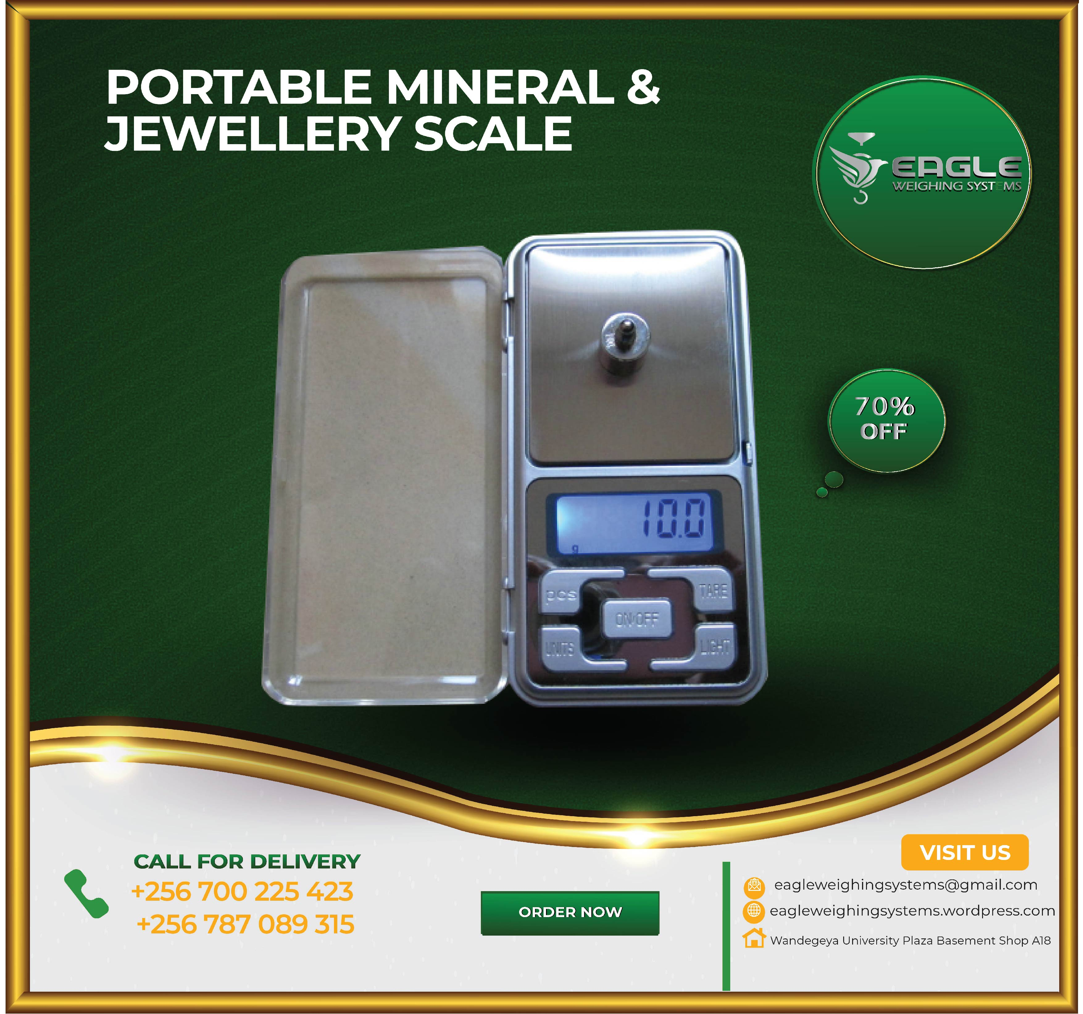 Gold Diamond Pocket Weigh Scale'