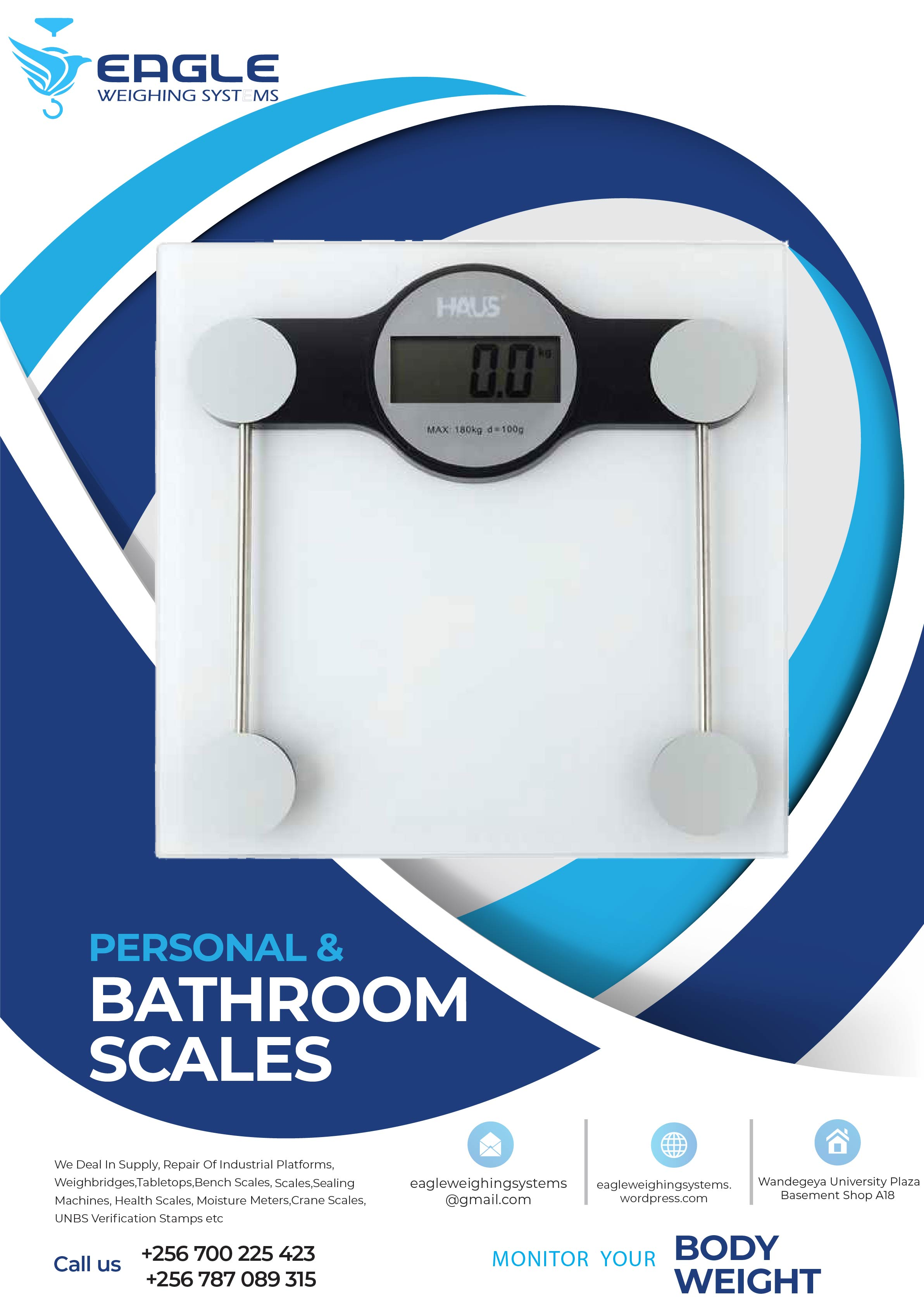 Personal Glass Digital Body Weight scales'