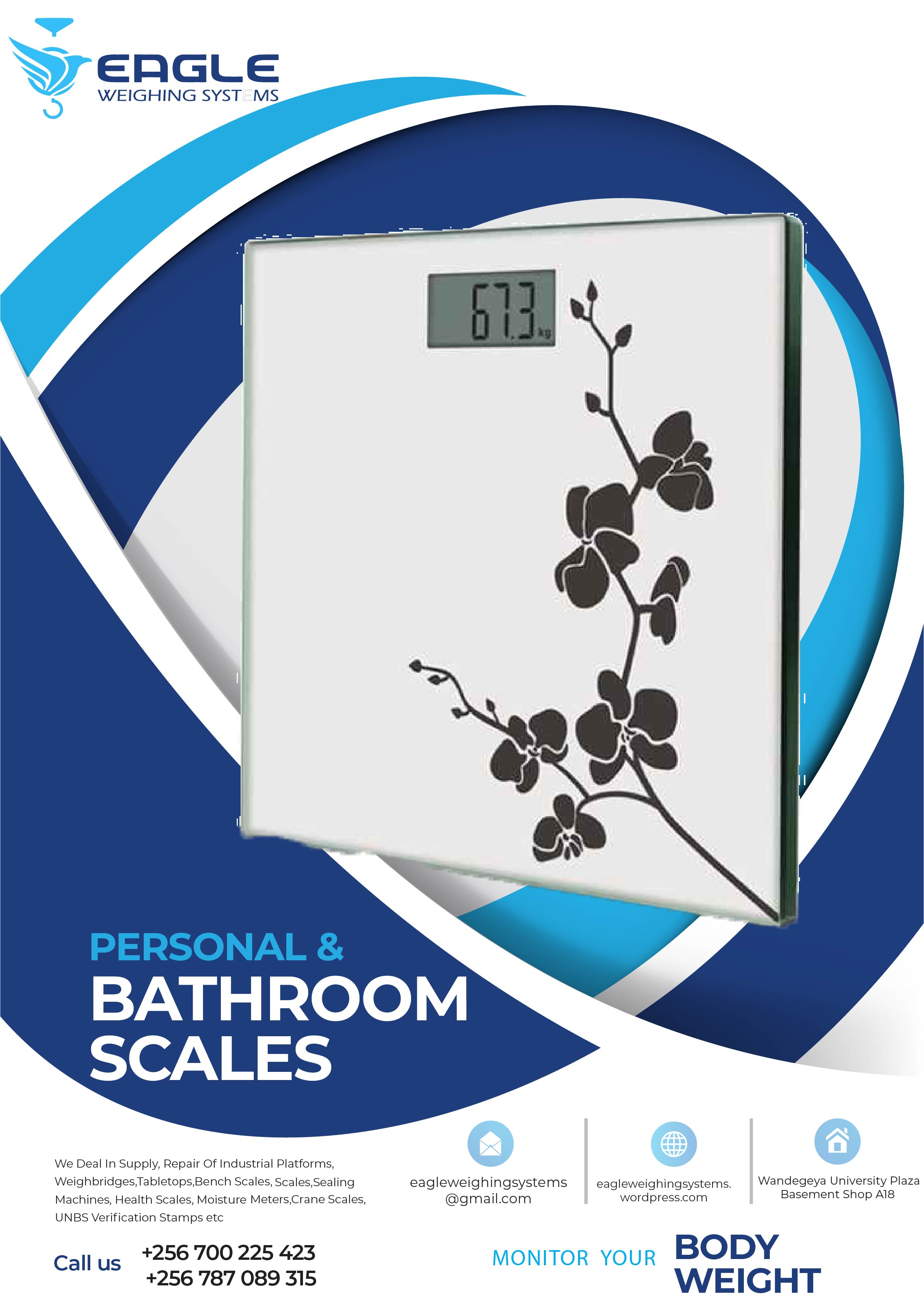 Slim Body Weight Bathroom Scales'