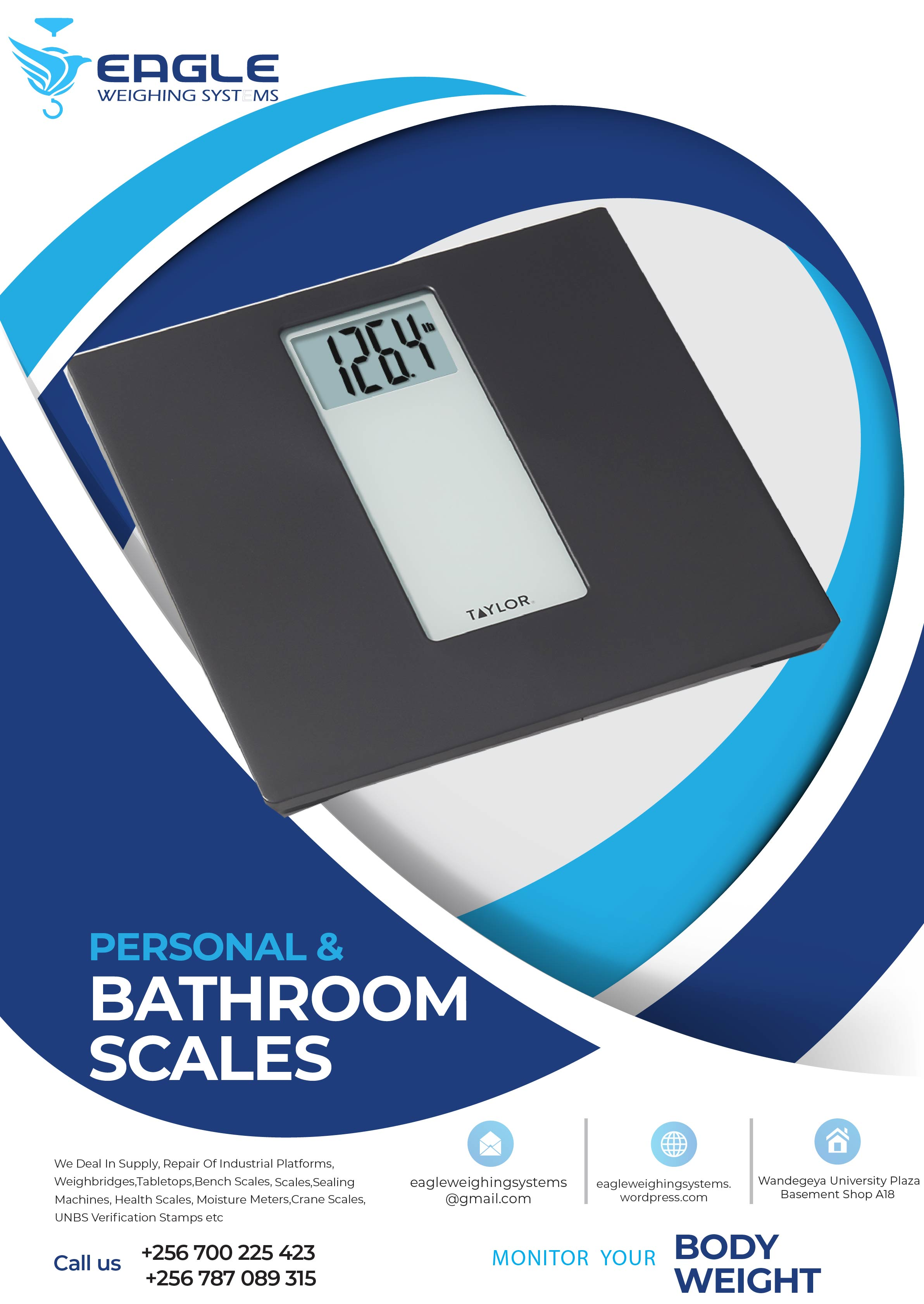 180kg Glass Digital Bathroom scales'