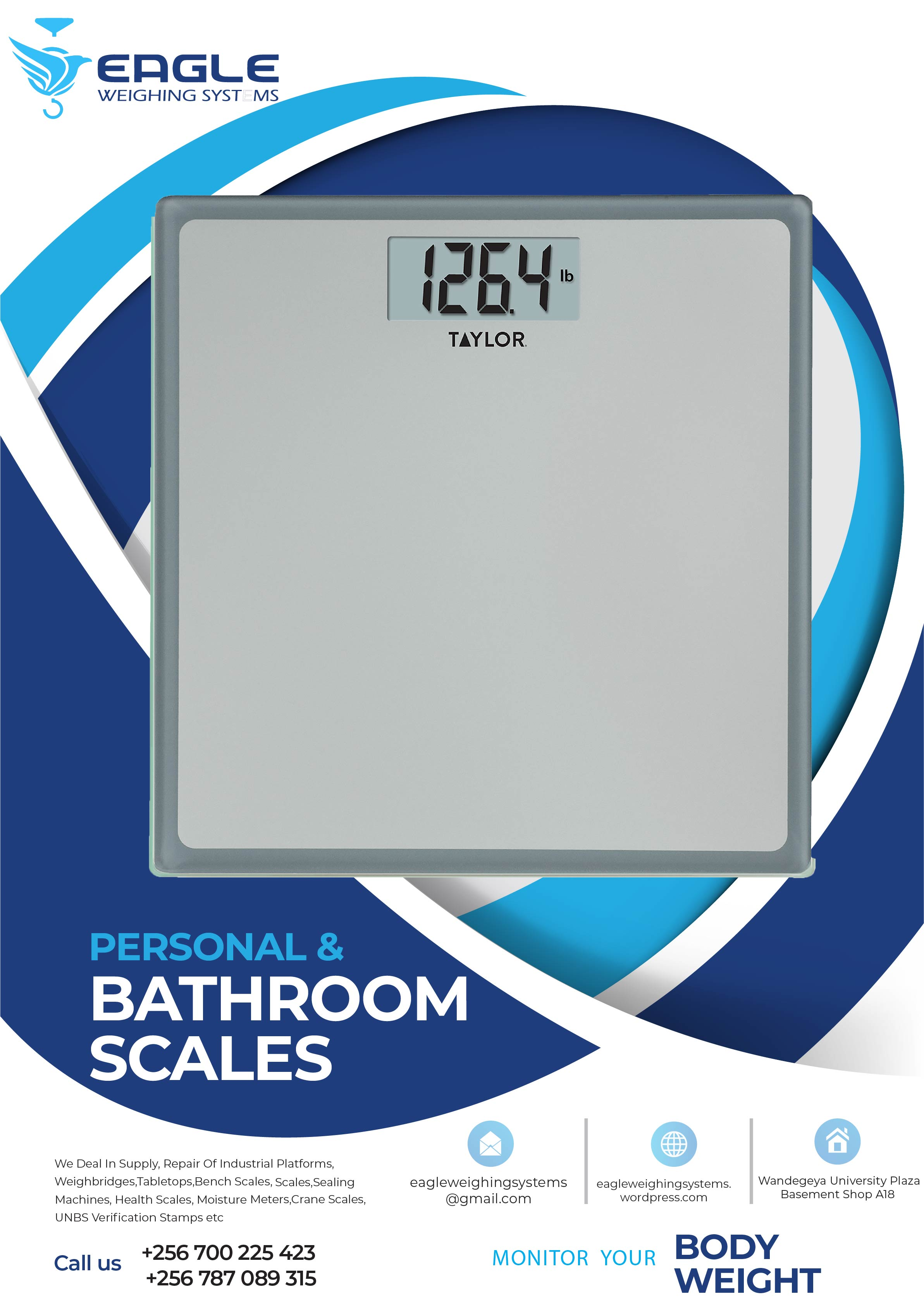 High Accuracy fashionable cheap electronic weighing scale'