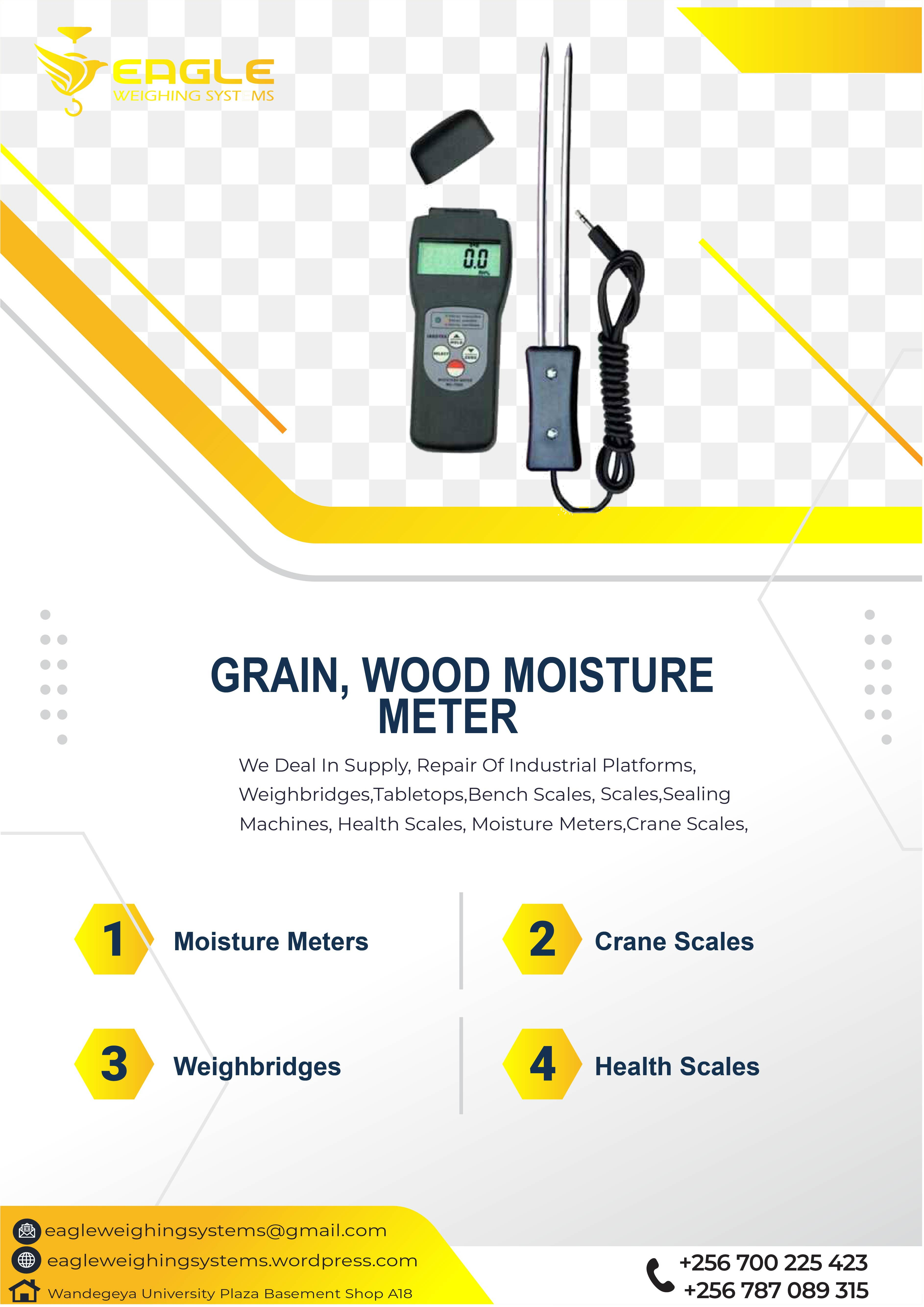 Sorghum moisture meter with 5-35% measuring range'