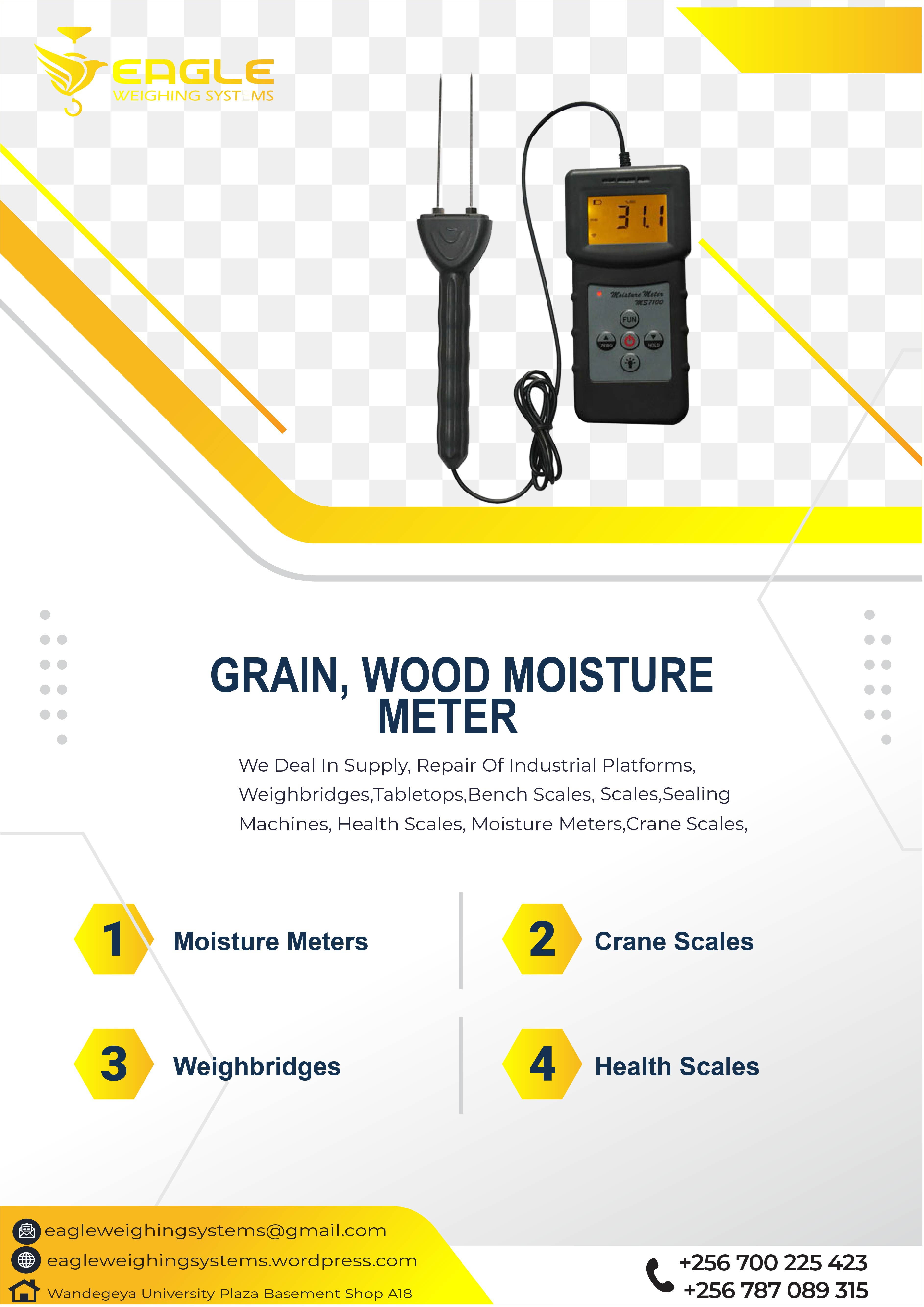 Digital wood moisture meters with long probe'