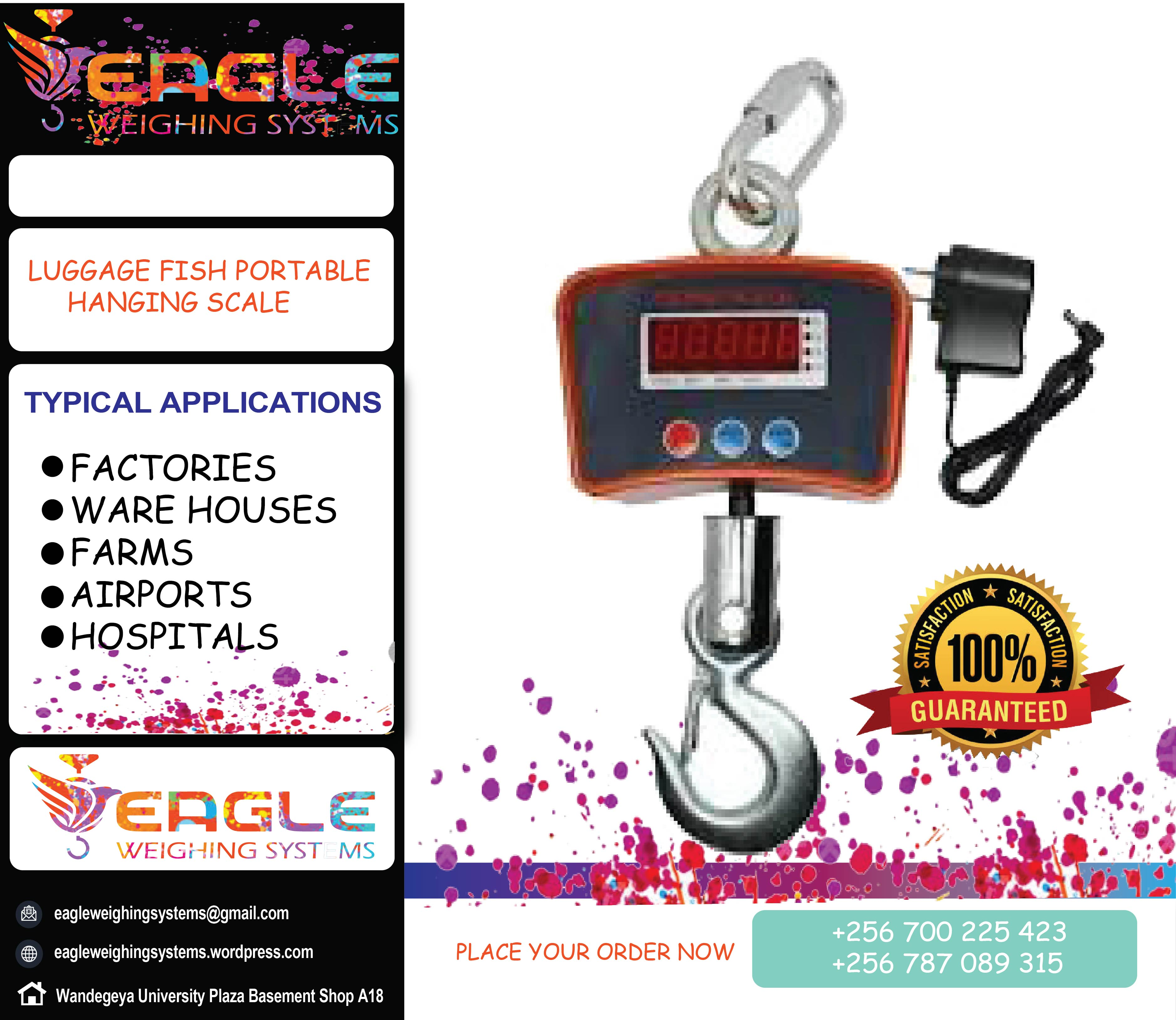 1 ton digital hanging crane scales'