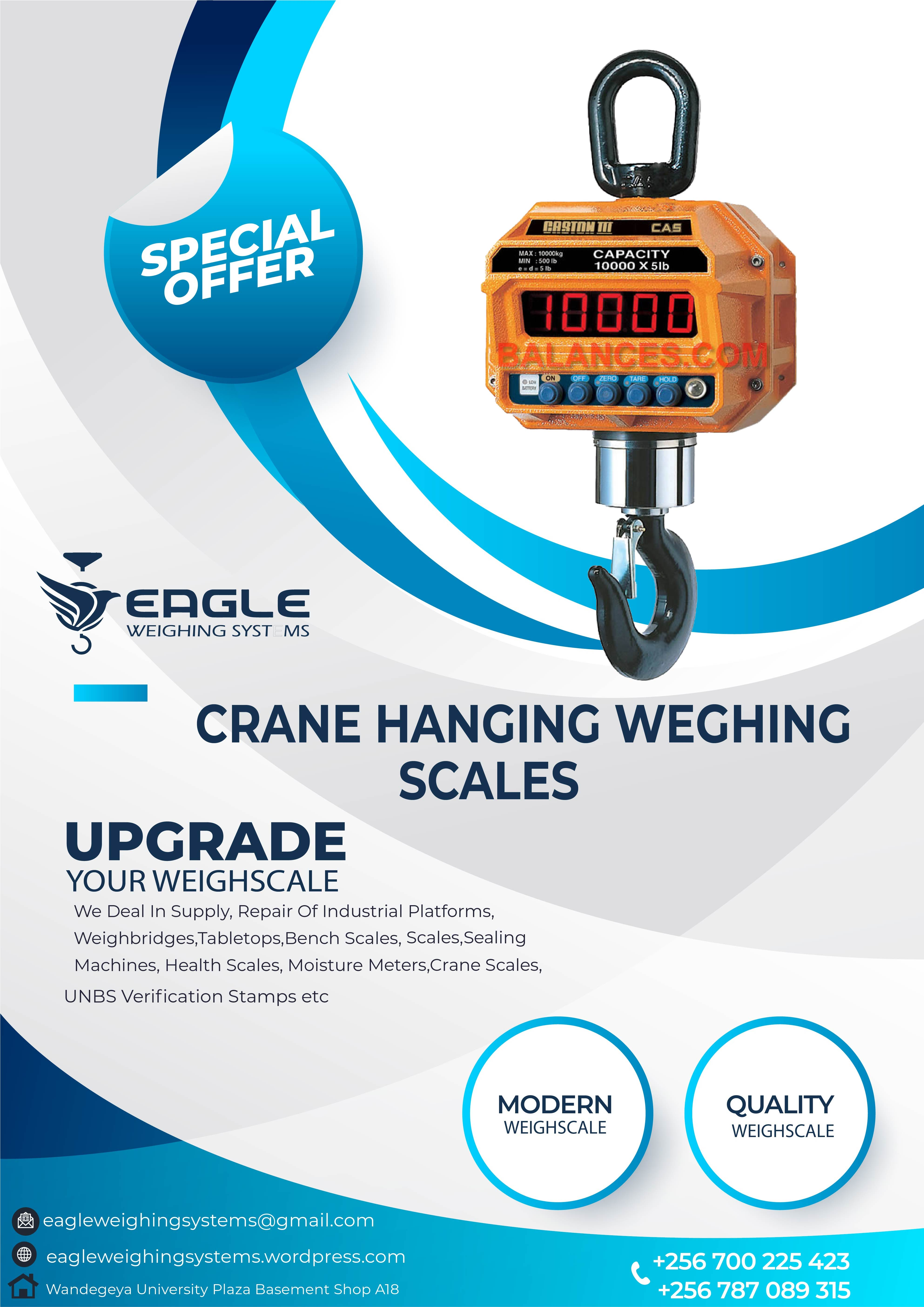 Industrial hanging/weighing crane scale'