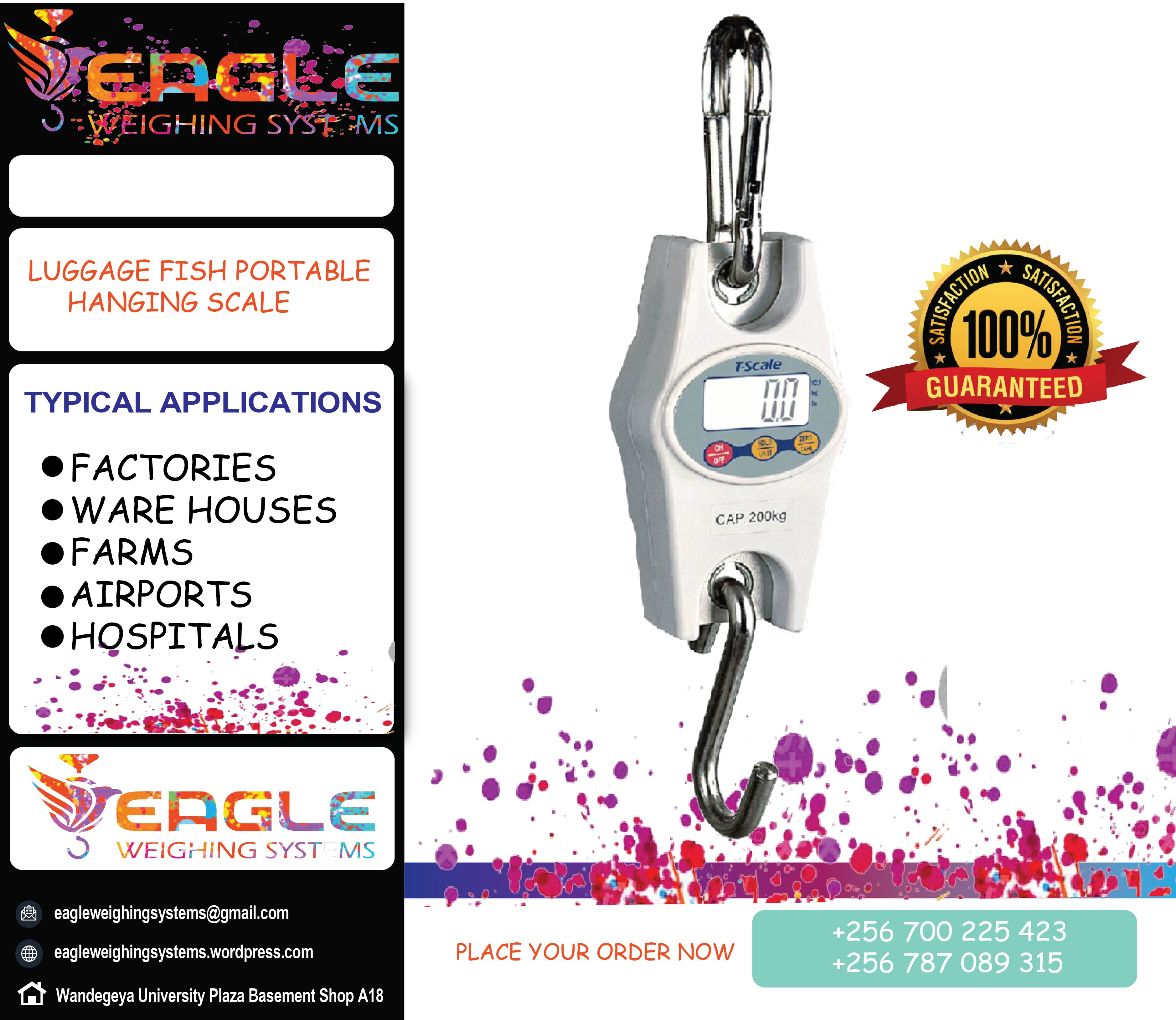 Crane Scales for luggage at Eagle Weighing Scales'
