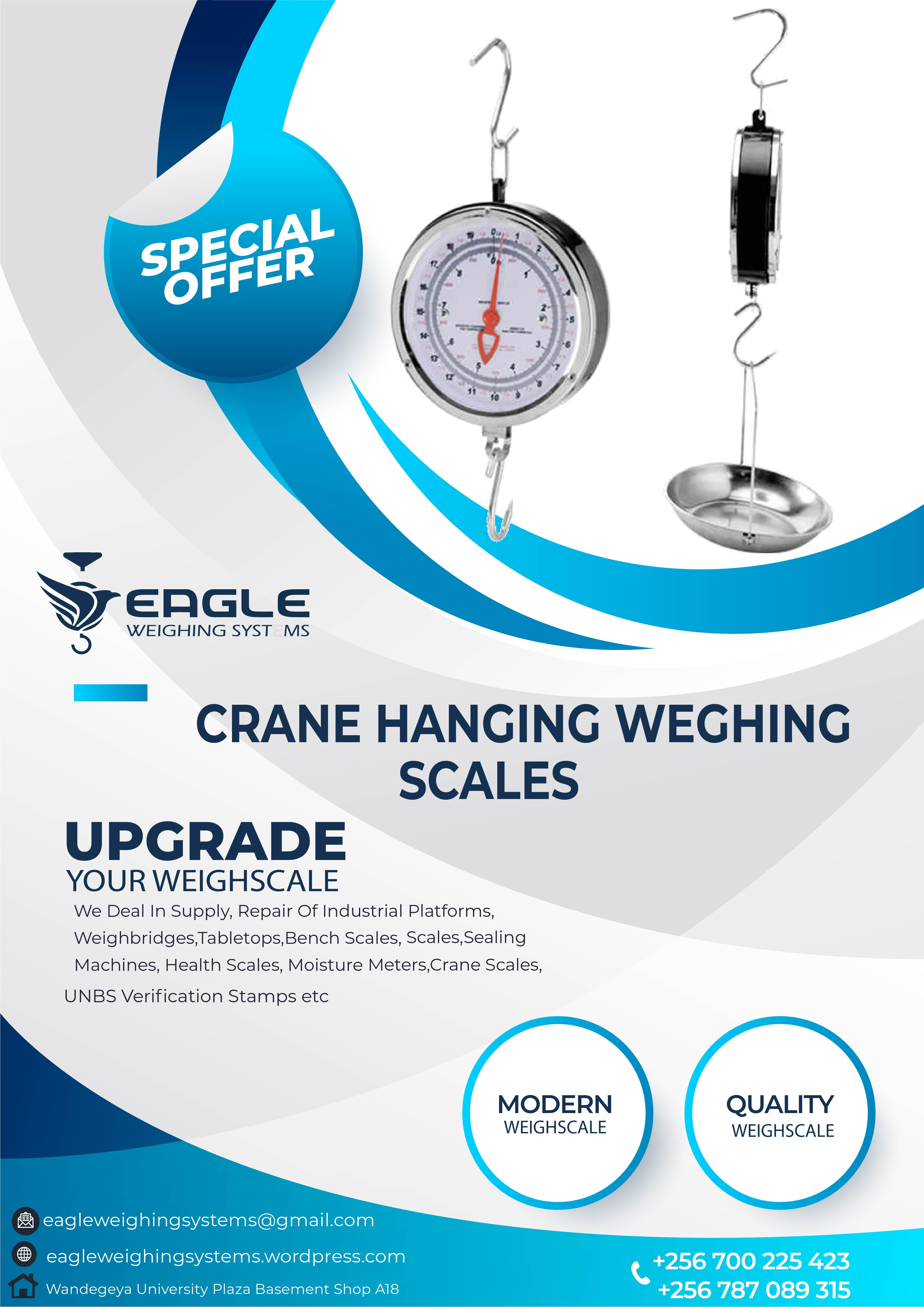 20kg high accuracy Double-sided hanging scales'