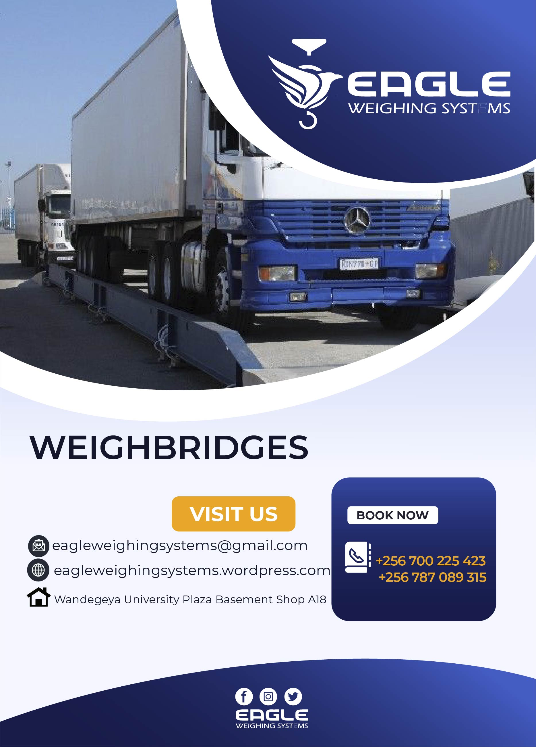 Easy to transfer weighbridges in uganda'