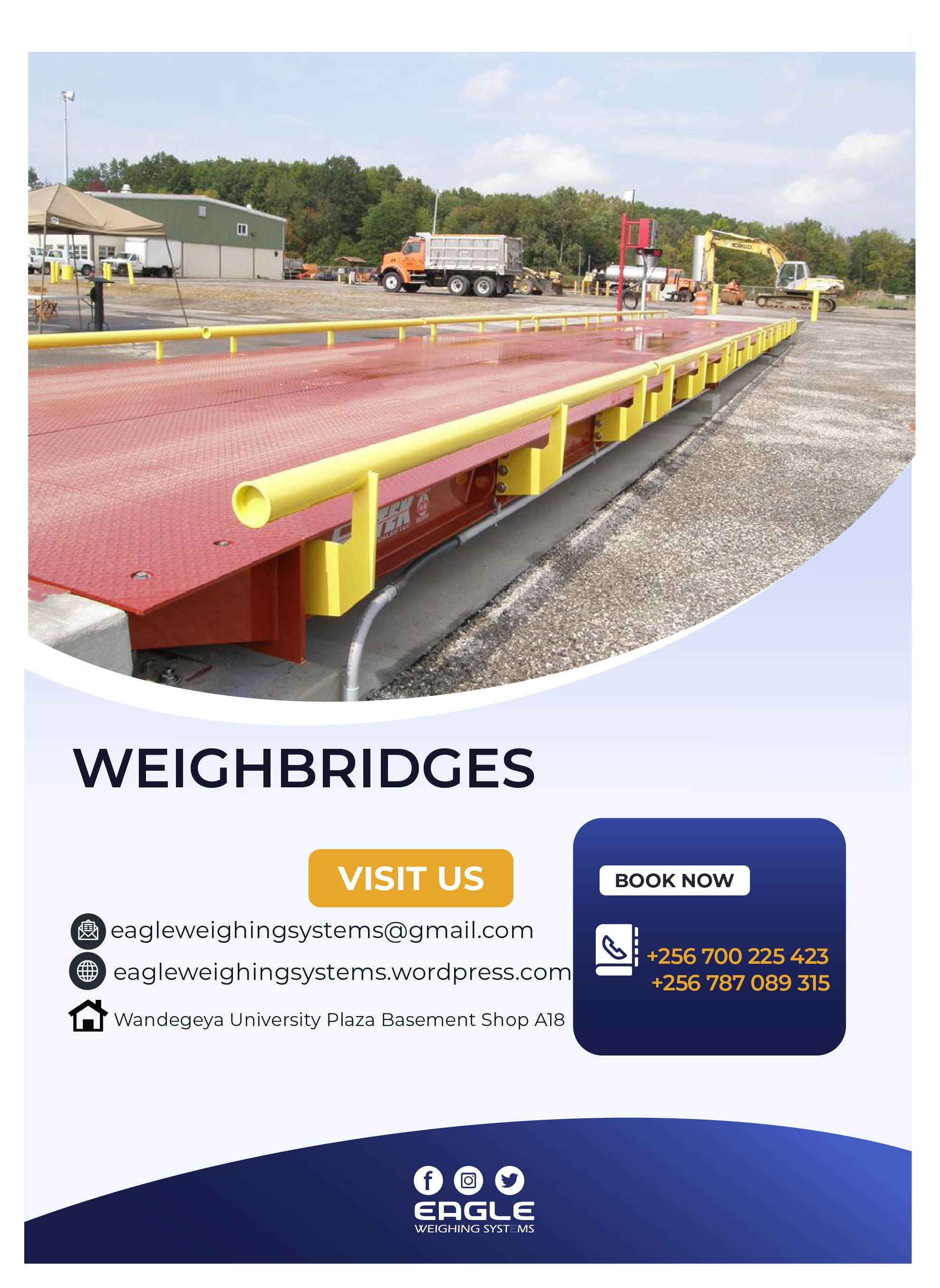 Simplified civil engineering for weighbridges by experts'