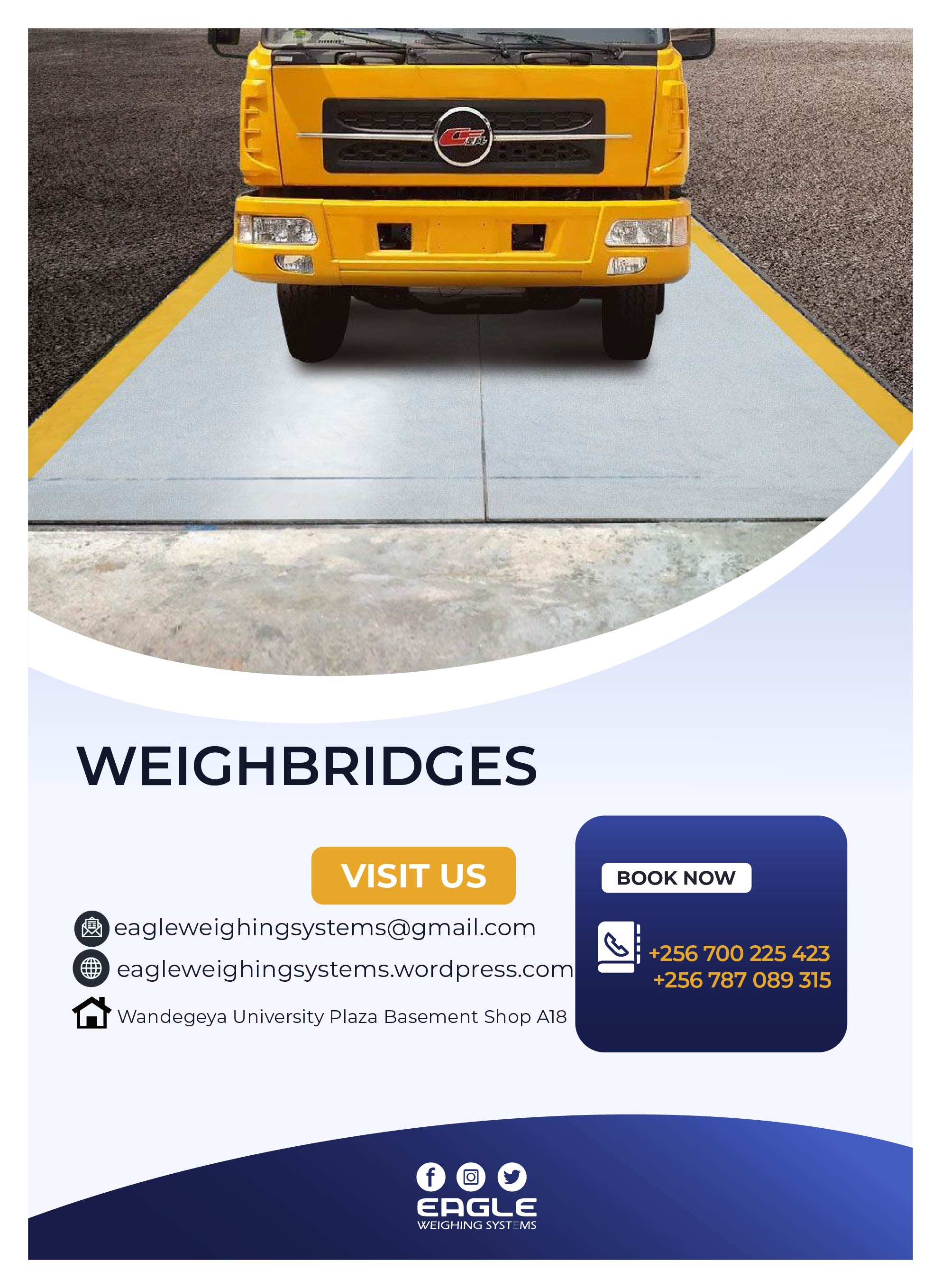 Automatic weighing by Weighbridges at Eagle Weighing System'