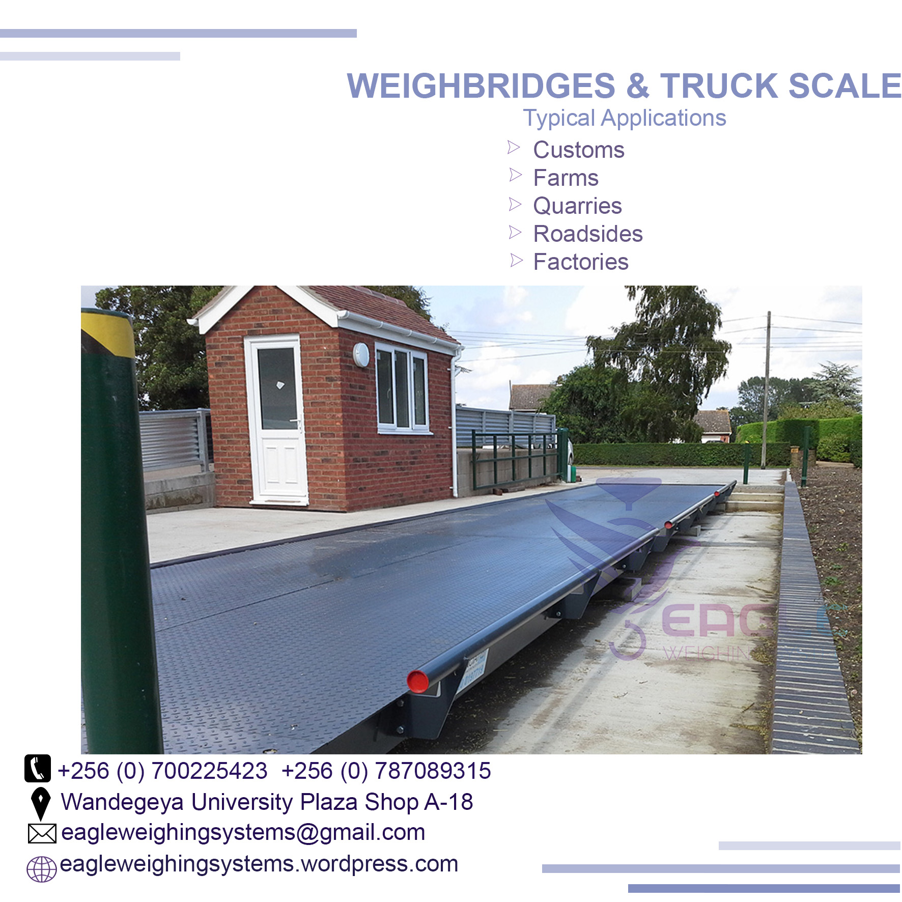 Weighbridge Manufacturers in Uganda'