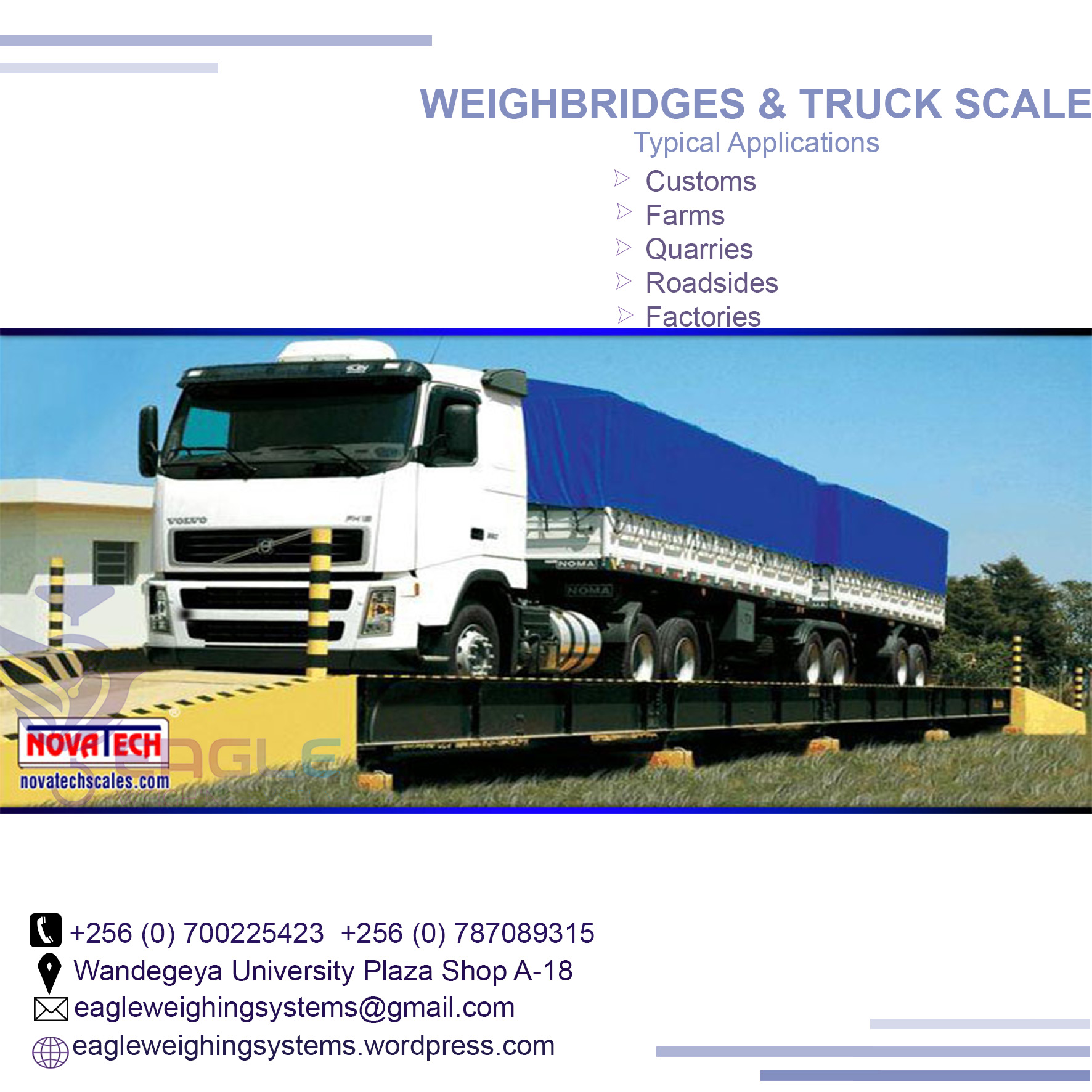 Weighbridge Manufacturers in Uganda'