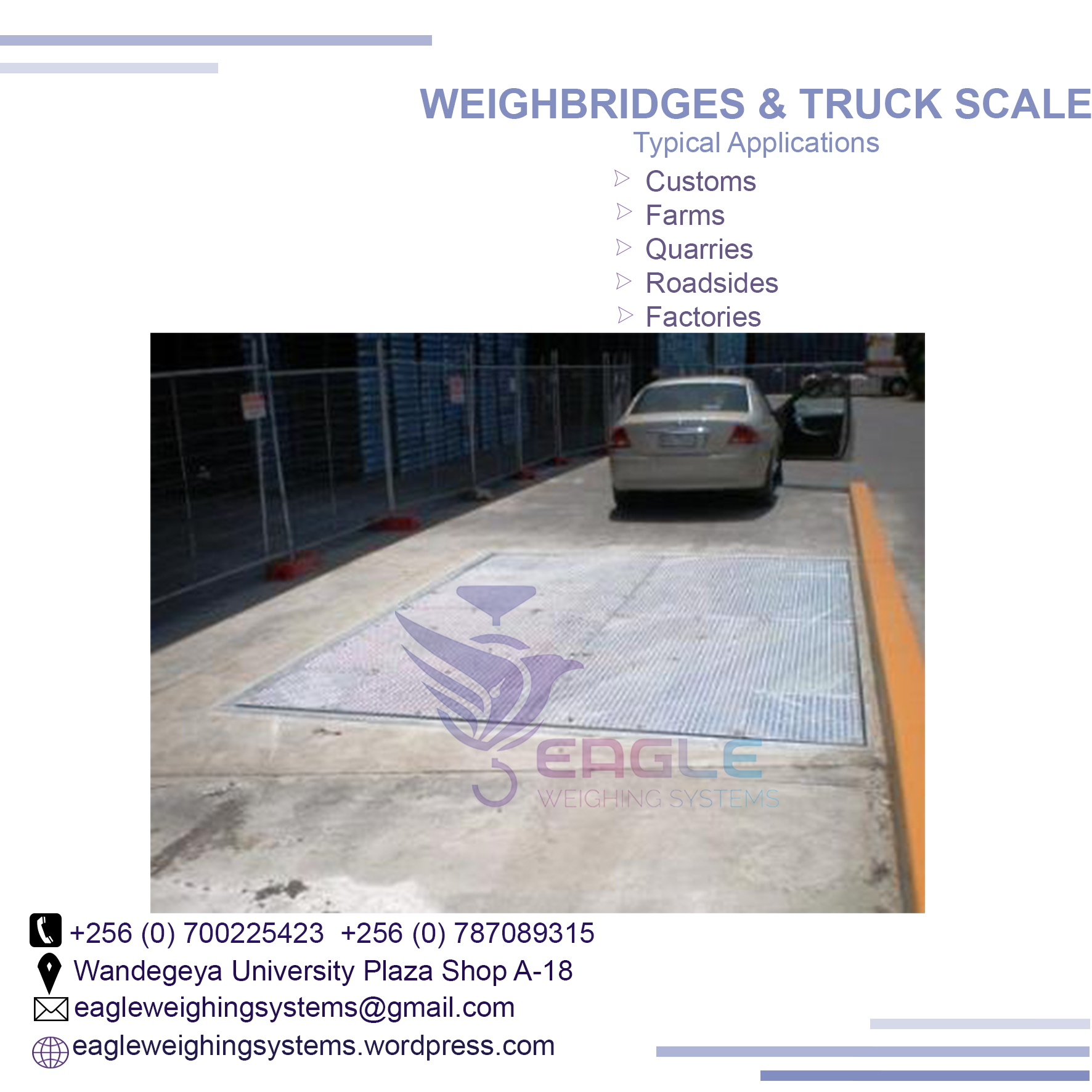 80 ton weighbridge'