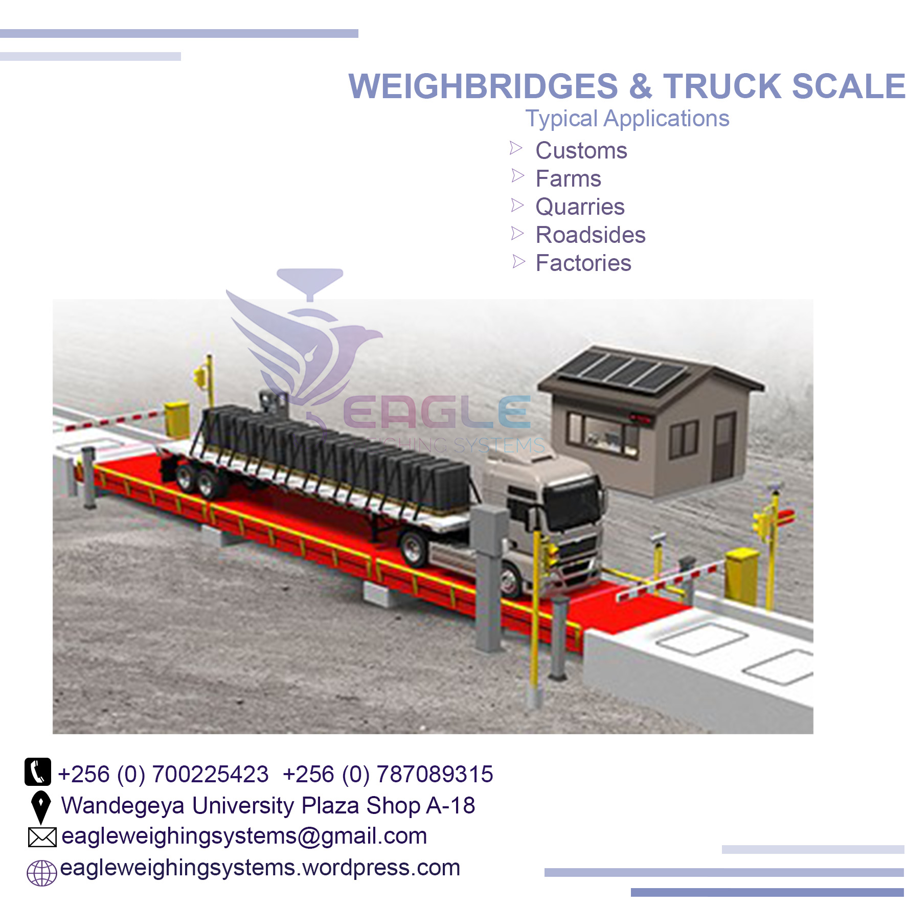 Weighbridge Suppplies 60 Ton Truck Scale'