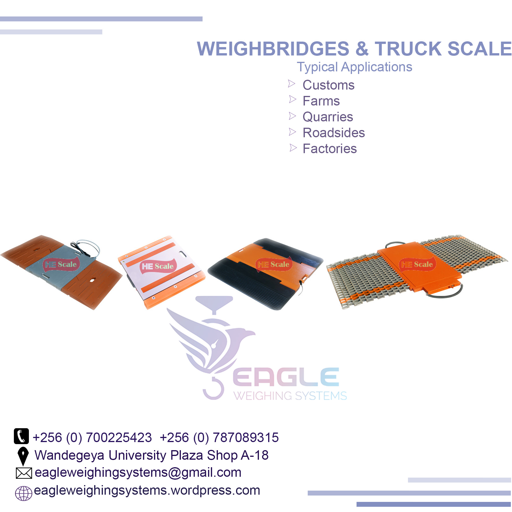 Mobile weighbridge, moveable axle weigher'