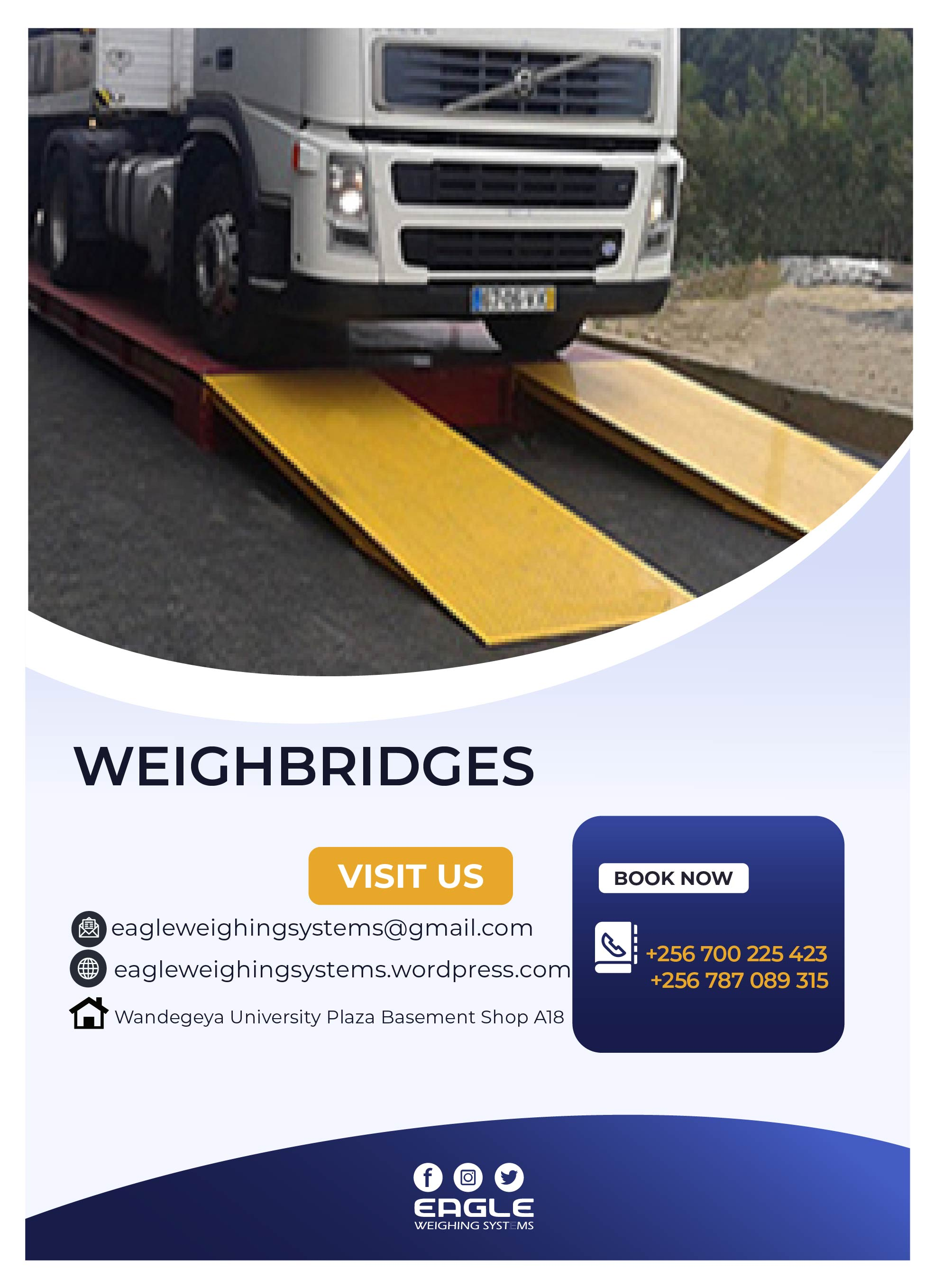 Industrial weighbridge'