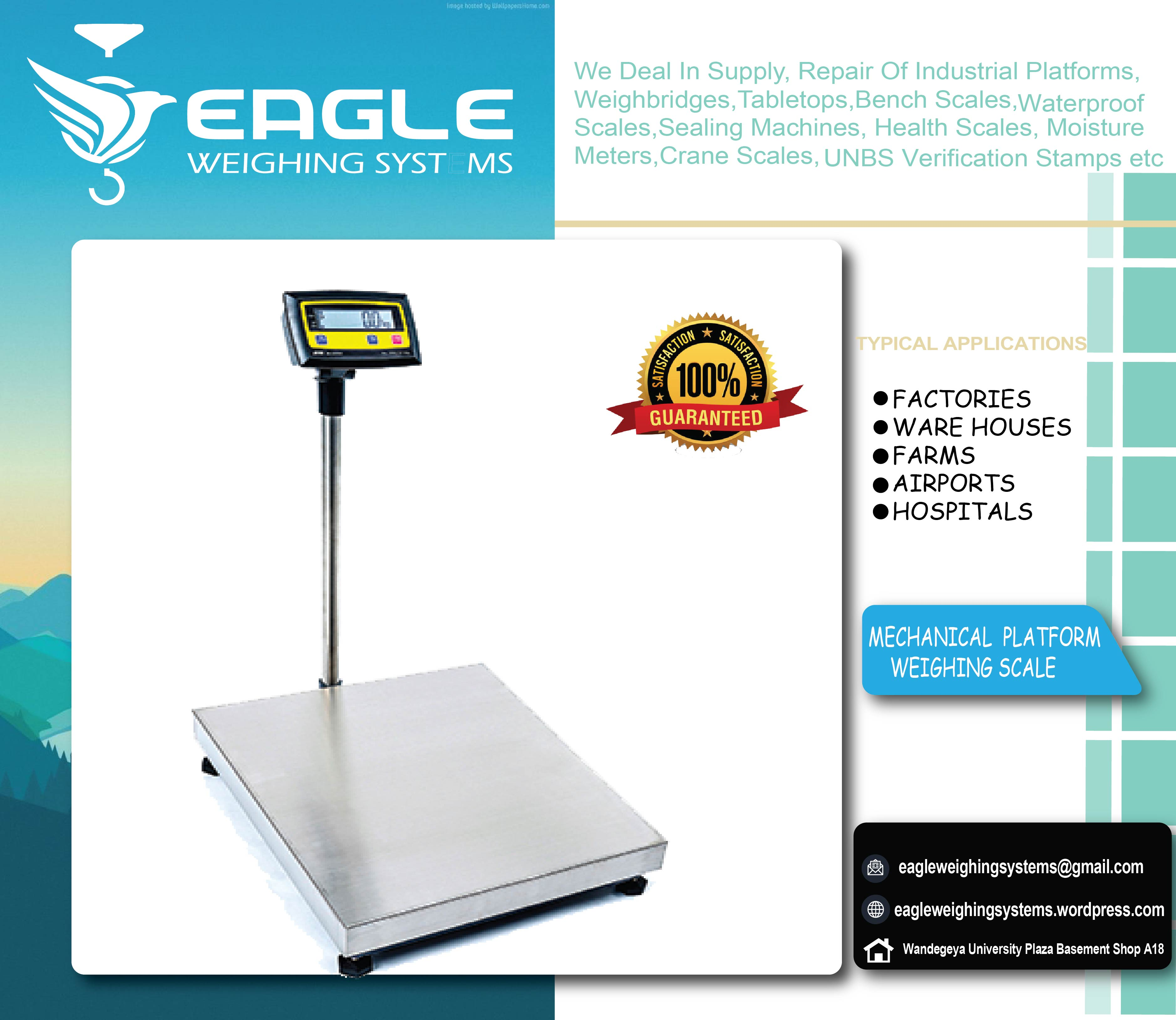 Weighing scales shop in Uganda'