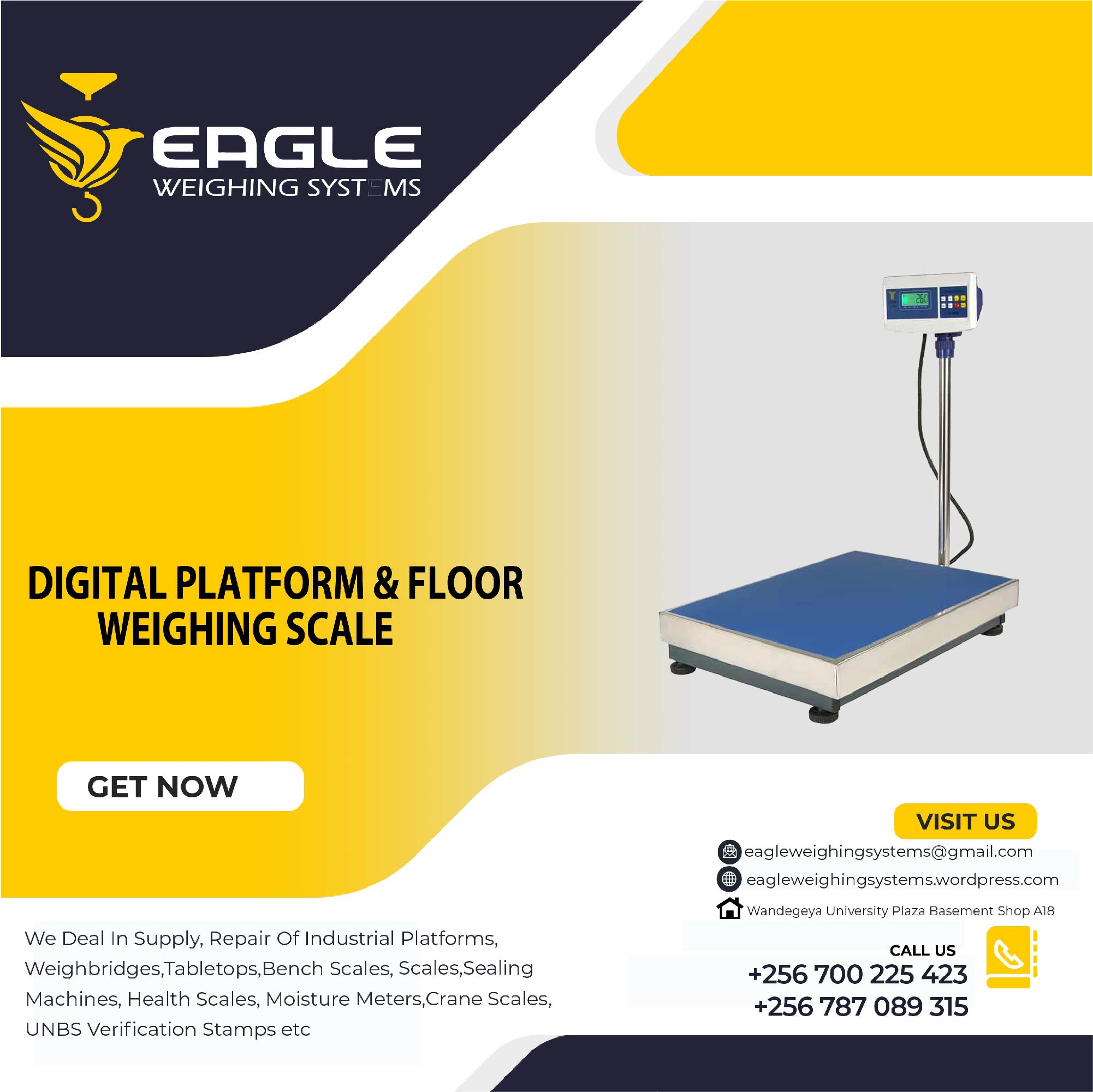 Electronic Commercial  weighing scales in Jinja'