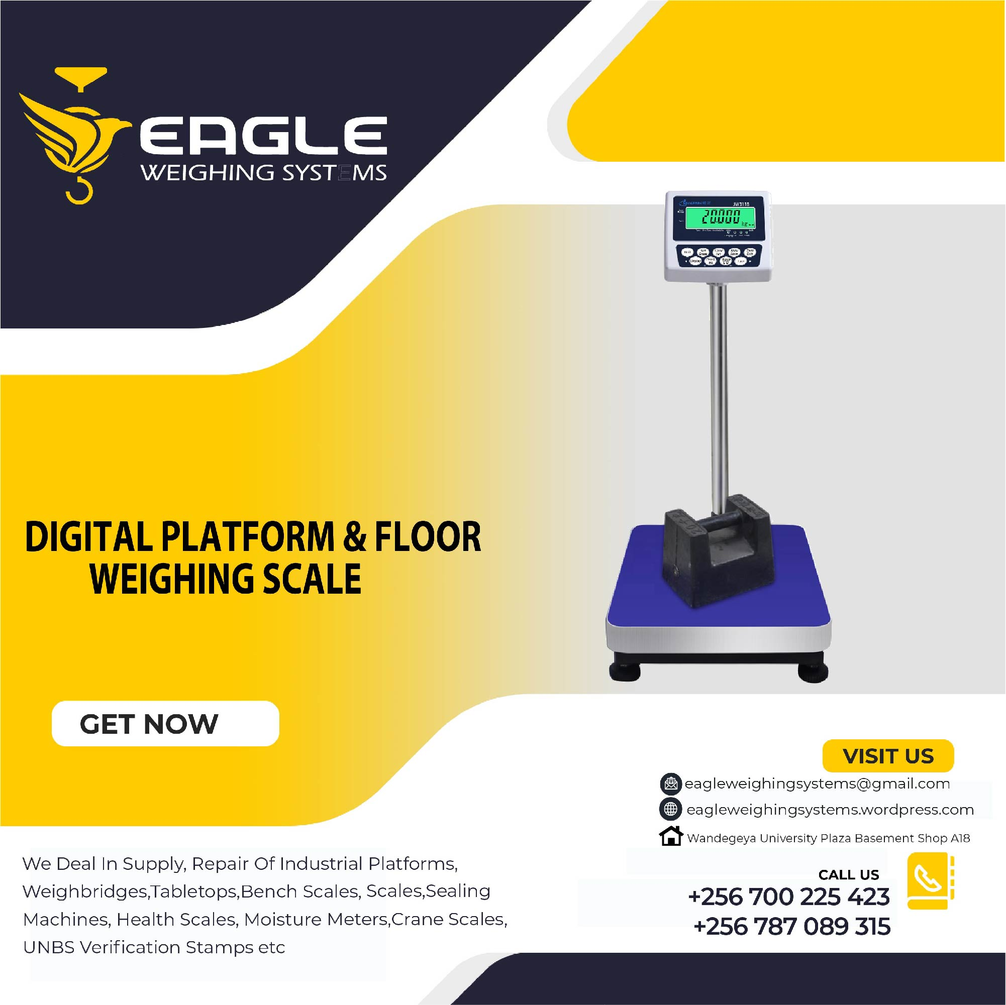 tcs system electronic bench weighing digital platform scales'