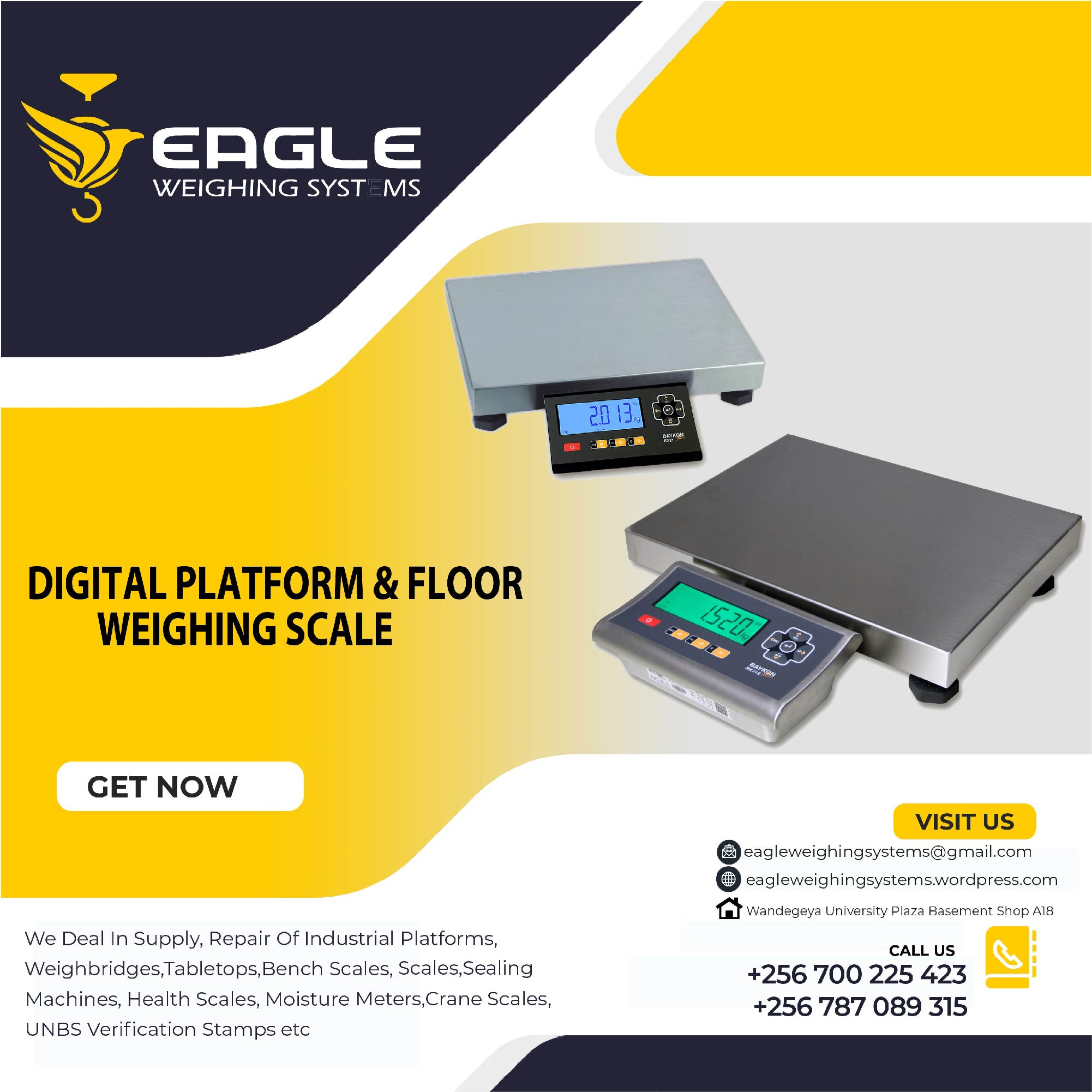 Electronic Price computing platform scales'