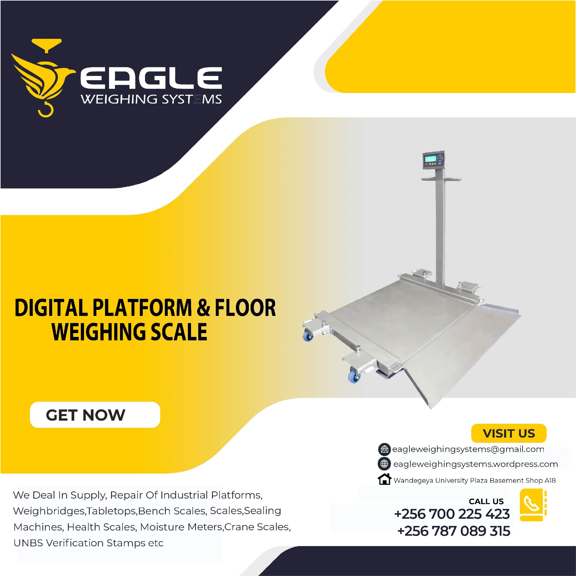 platform floor scale'