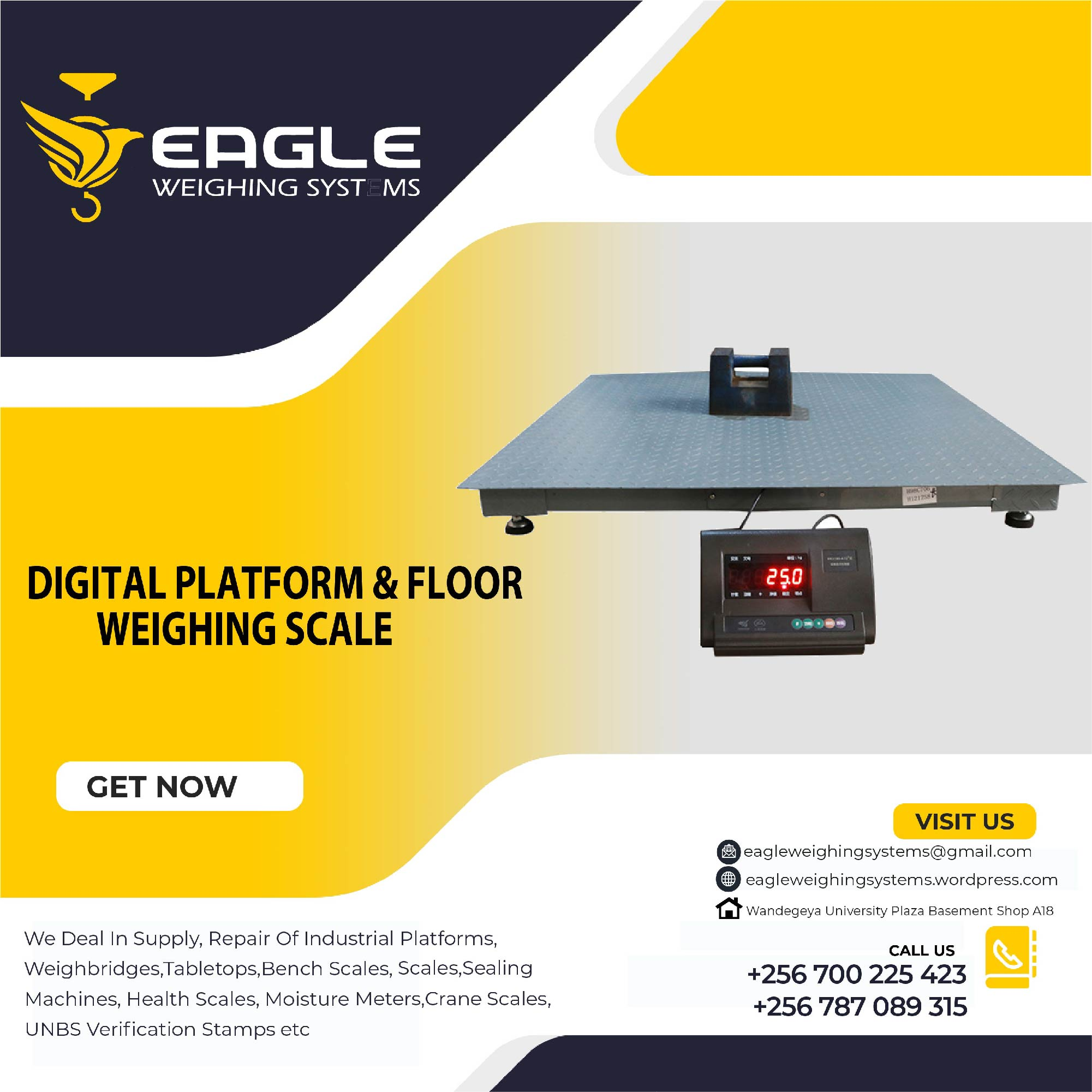 1t 3t 5t industrial digital platform weighing scales'