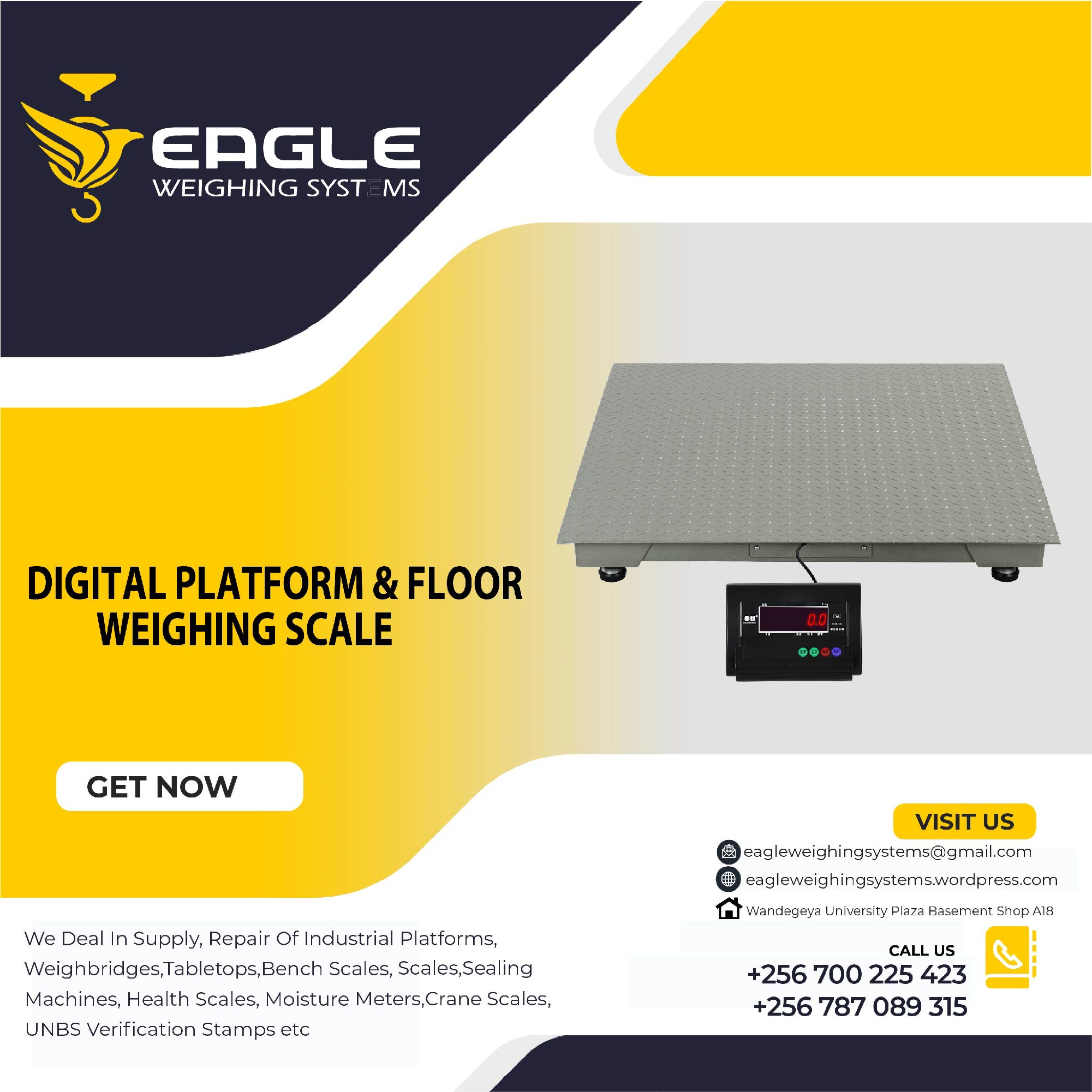 Electronic floor weighing scale bench scales'