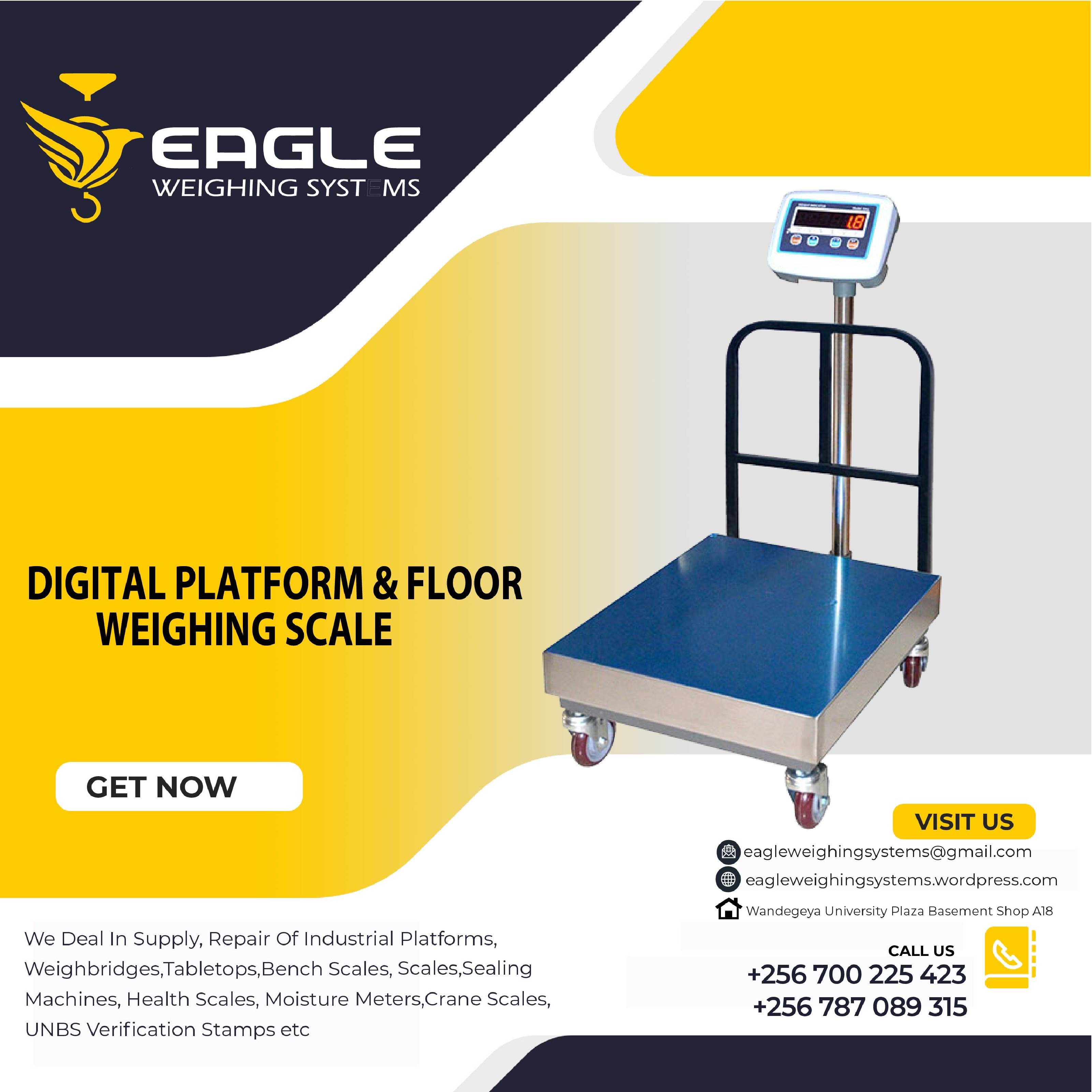 Digital weighing scales'