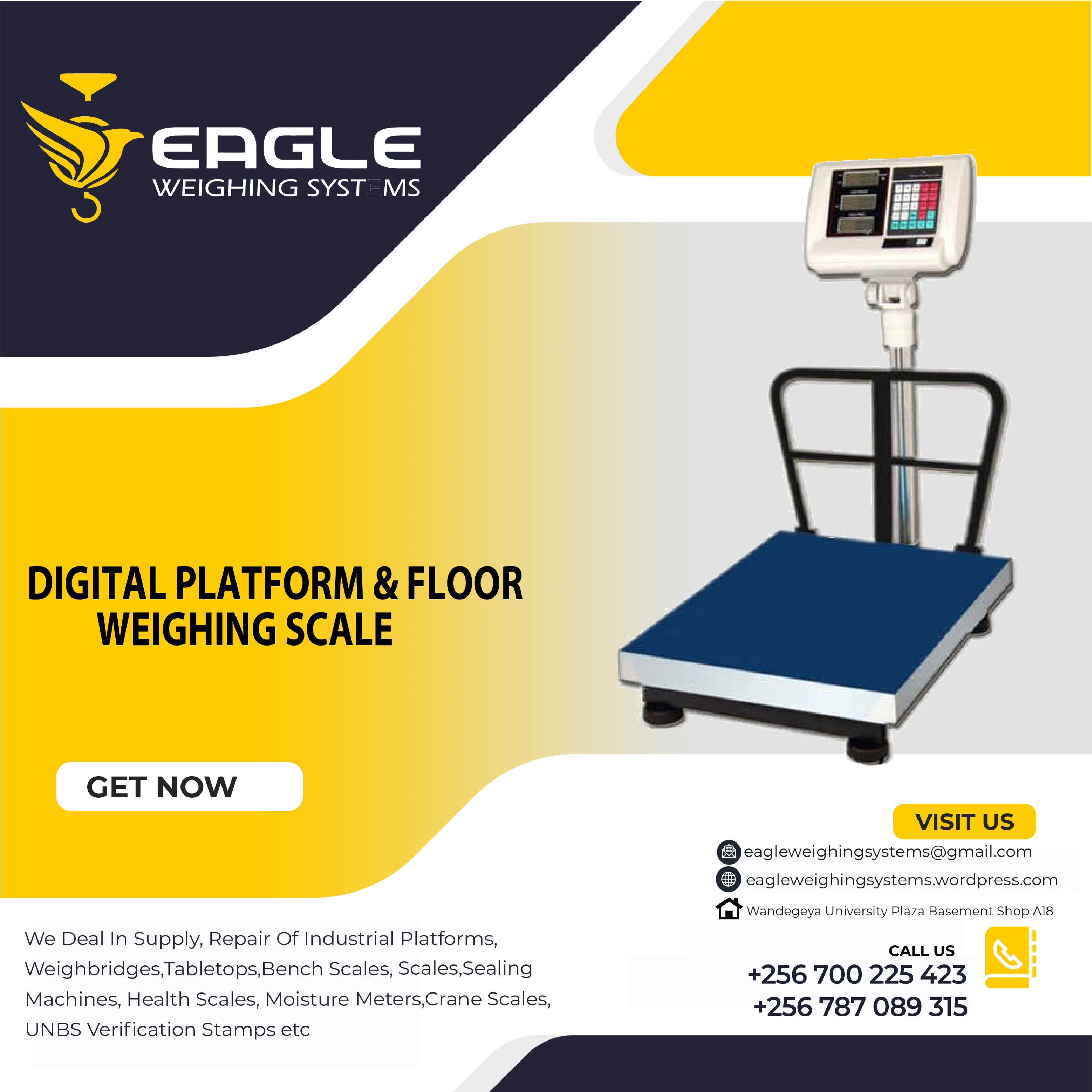 Digital body Weighing Platform Stainless Steel Scale'