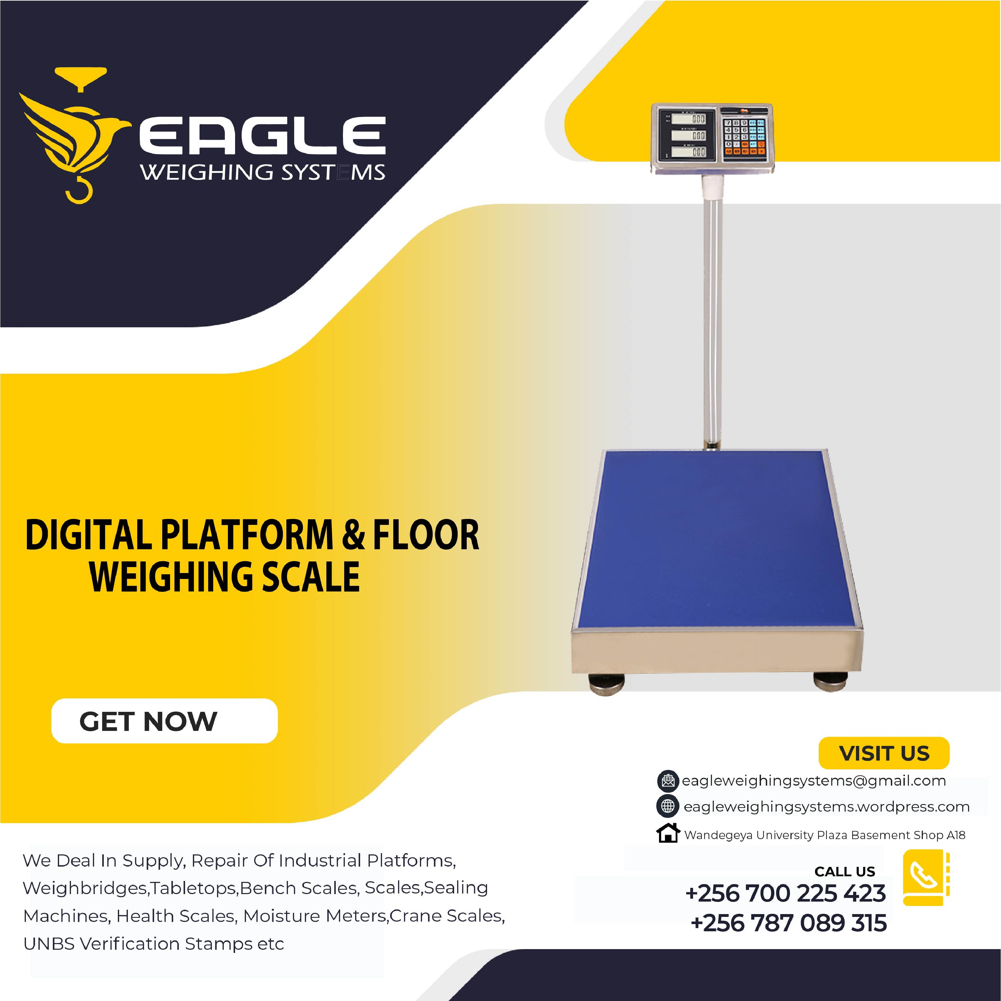 Electronic 150Kg Digital Weighing Platform Scales'