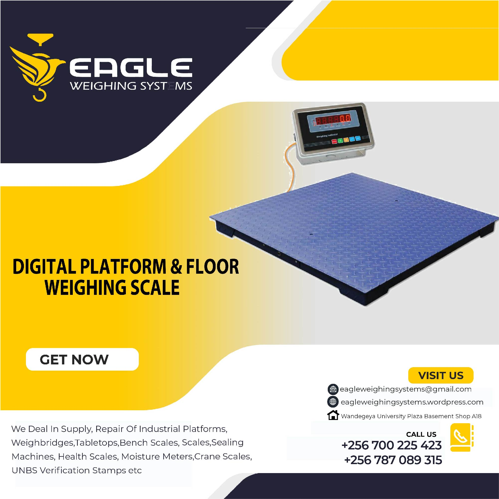 HEAVY-DUTY WEIGHING SCALES'