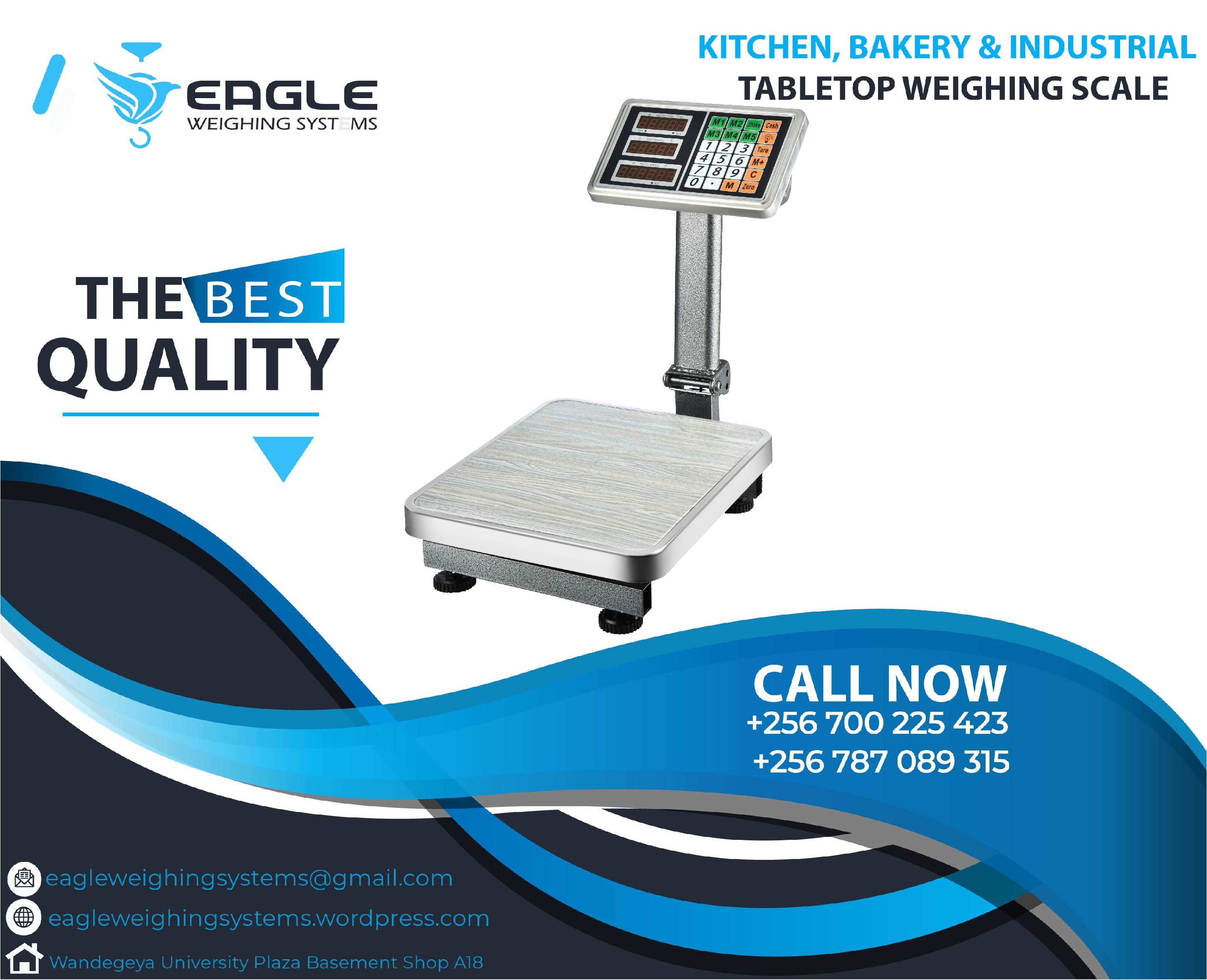 Weighing 50Kg Table Top Waterproof Price Scales'