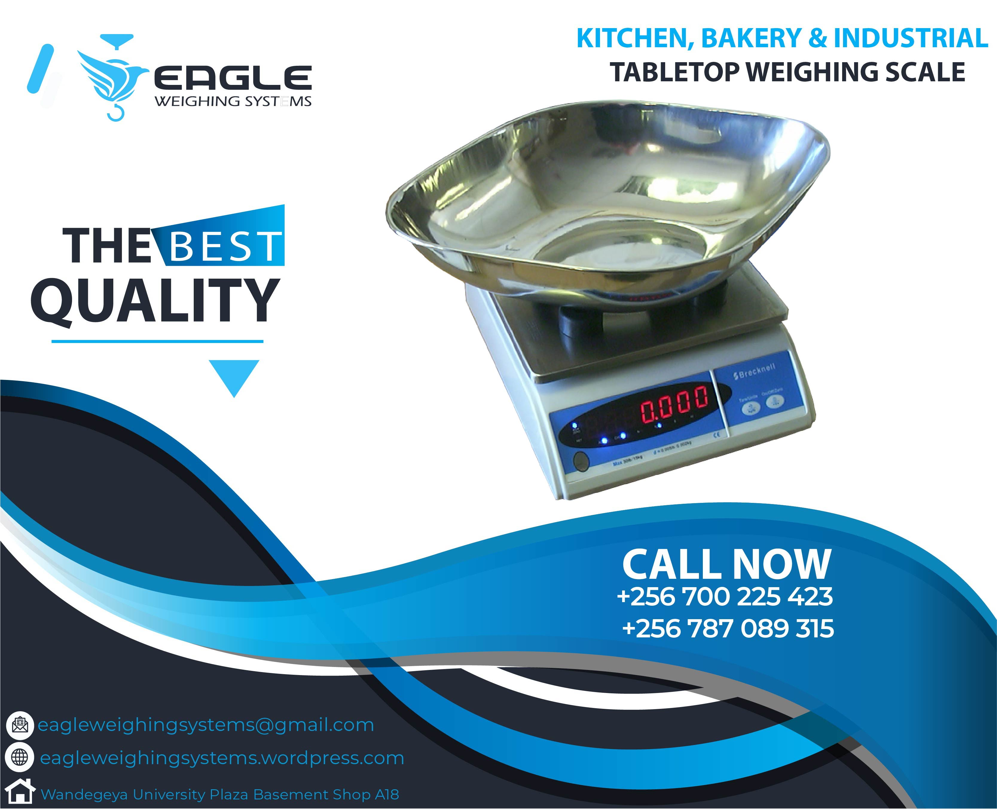 Table top digital weighing scales'