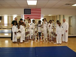 Savannah Sharks karate team