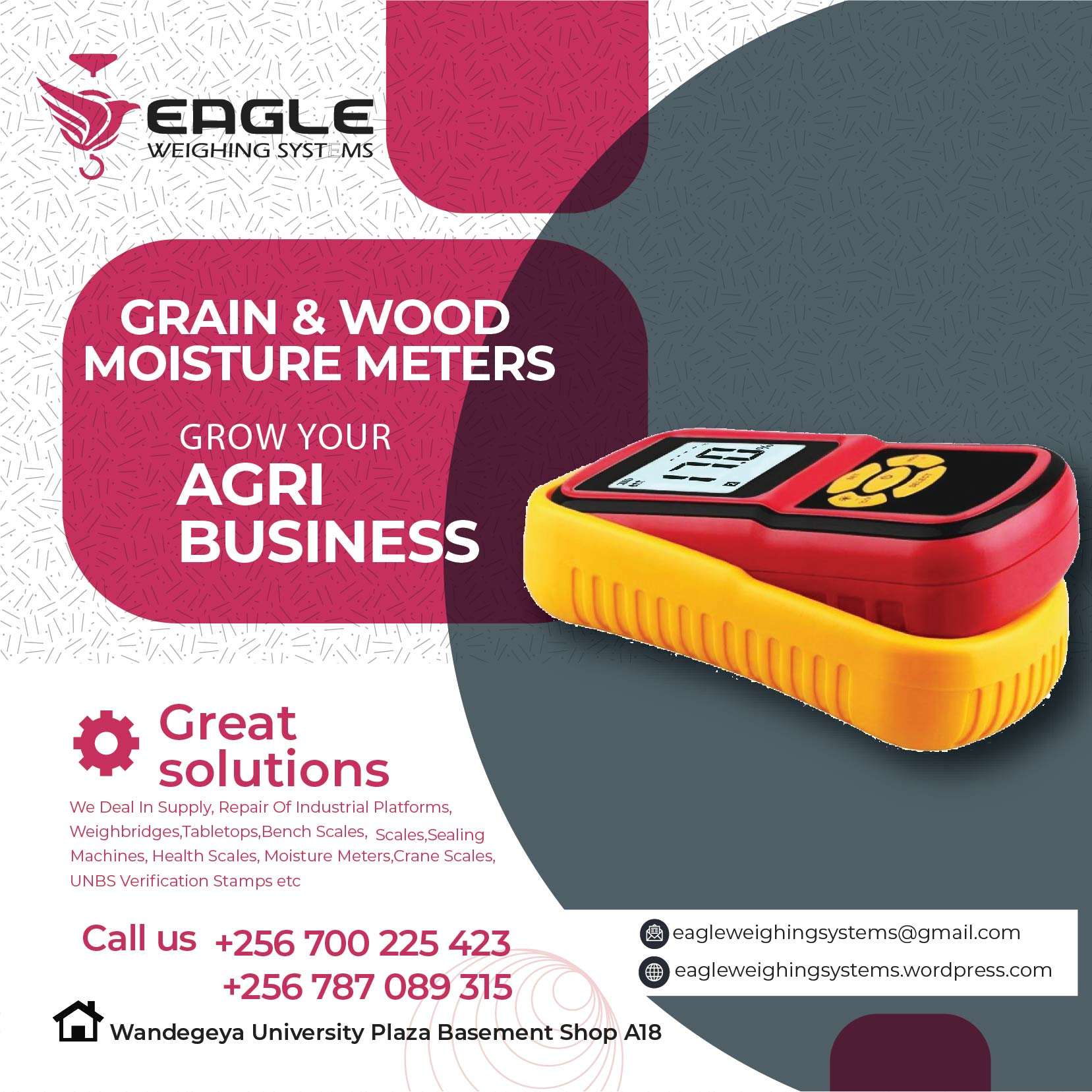 Digital Moisture Meter for Maize'