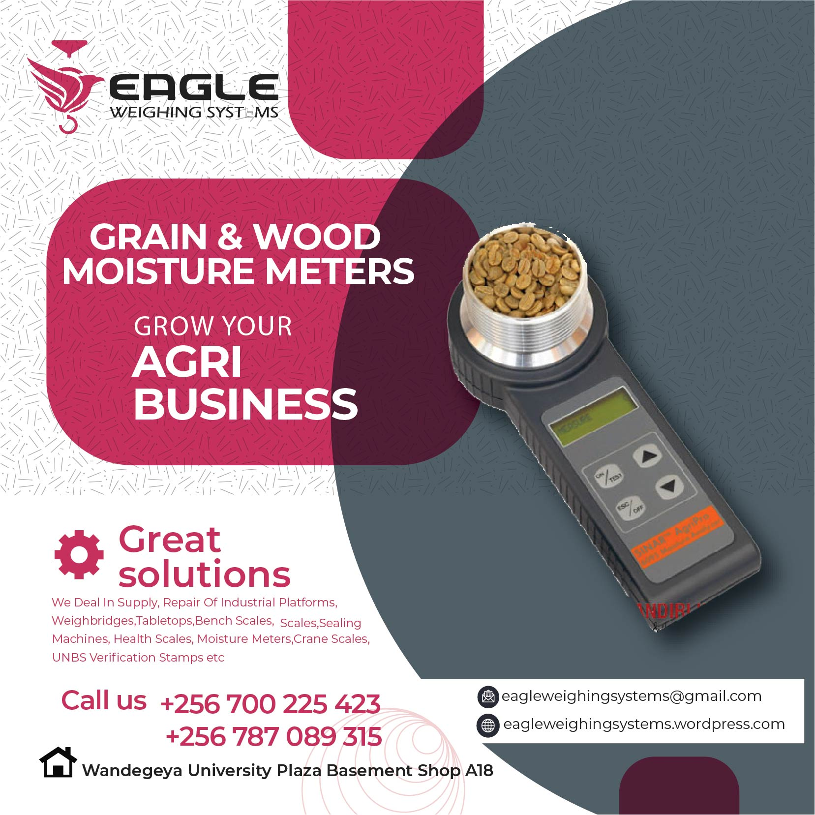 Digital beans Moisture Meter'