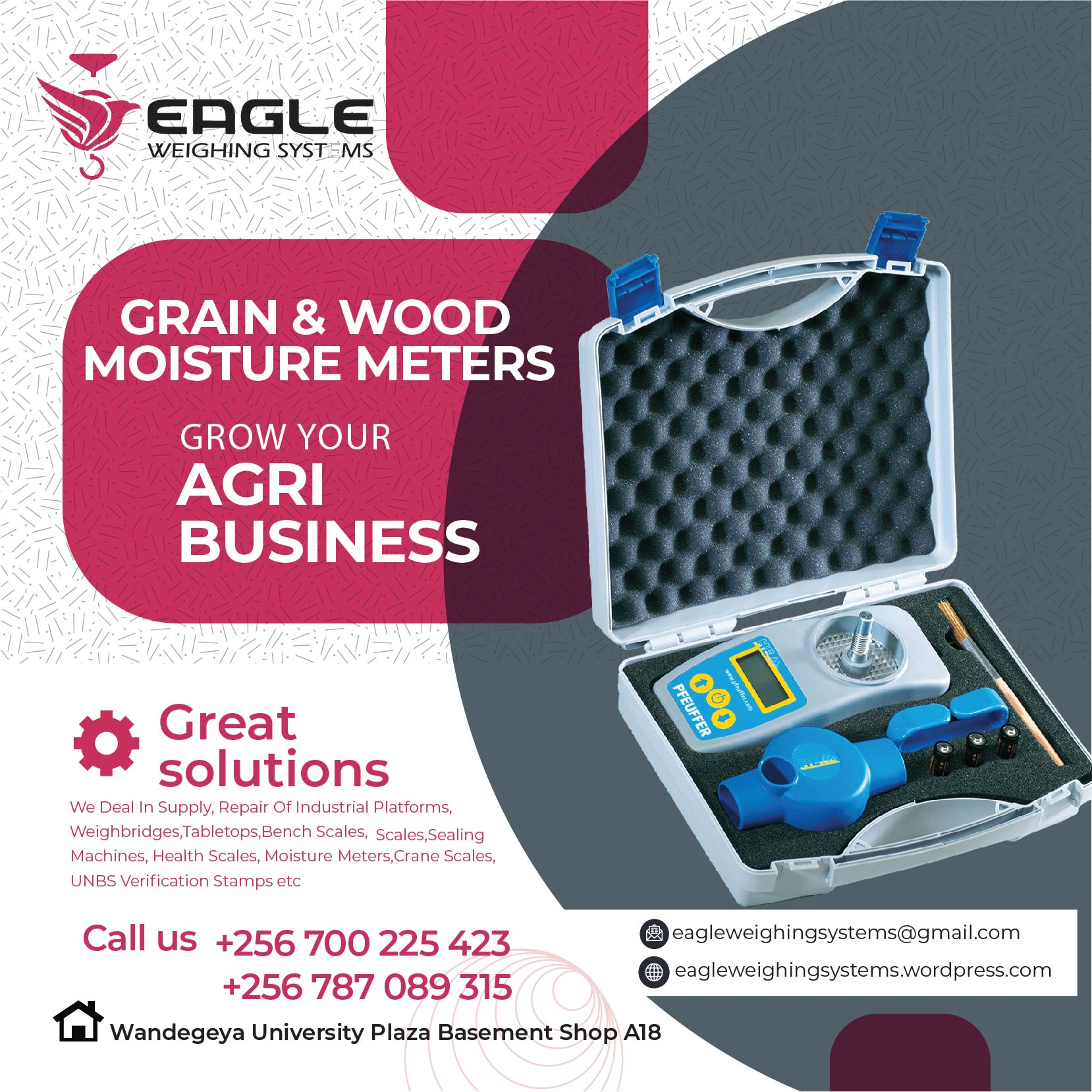 Portable Green Backlight LCD wood moisture meter'