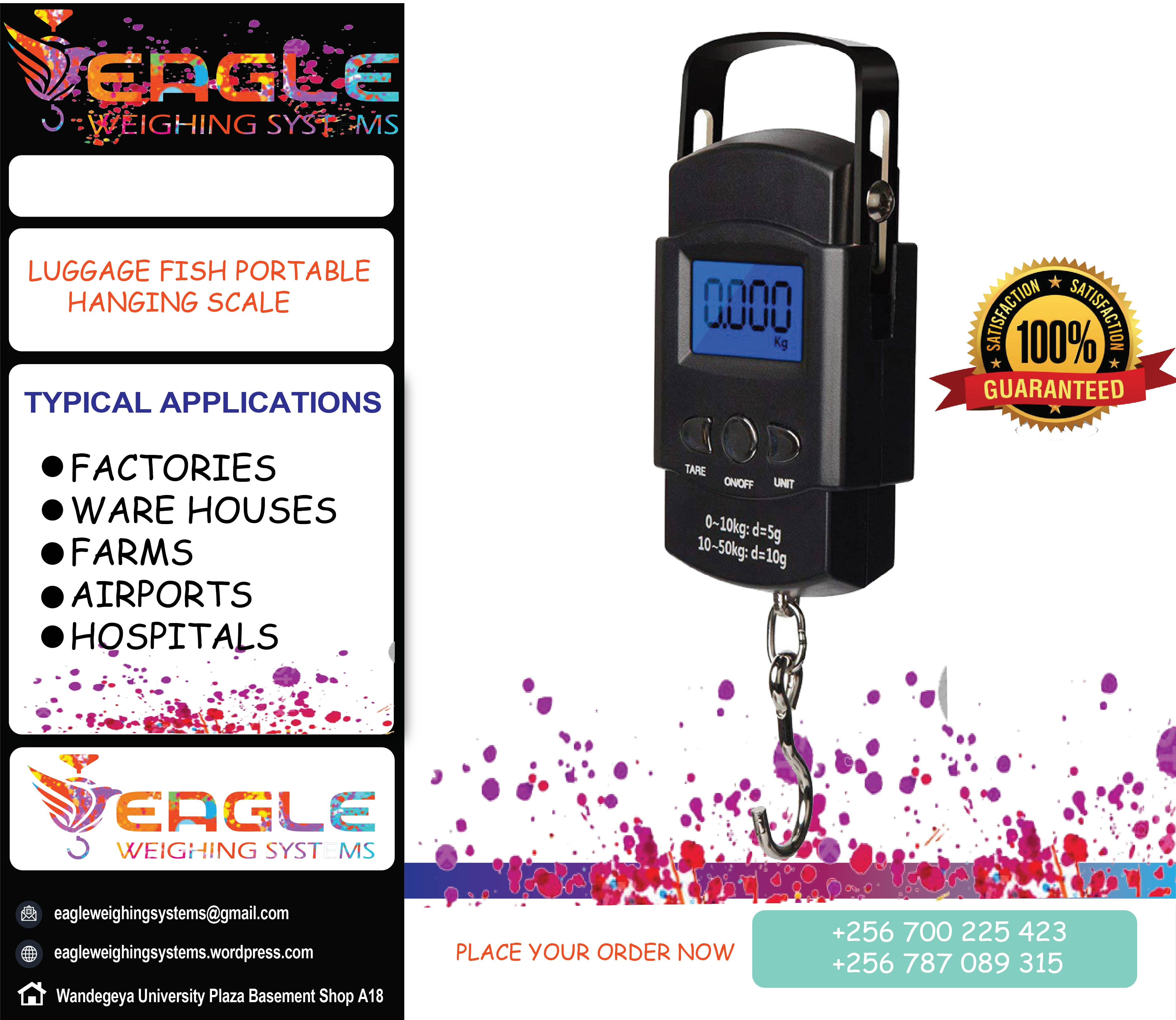 Digital Hanging Luggage Weight Scale'