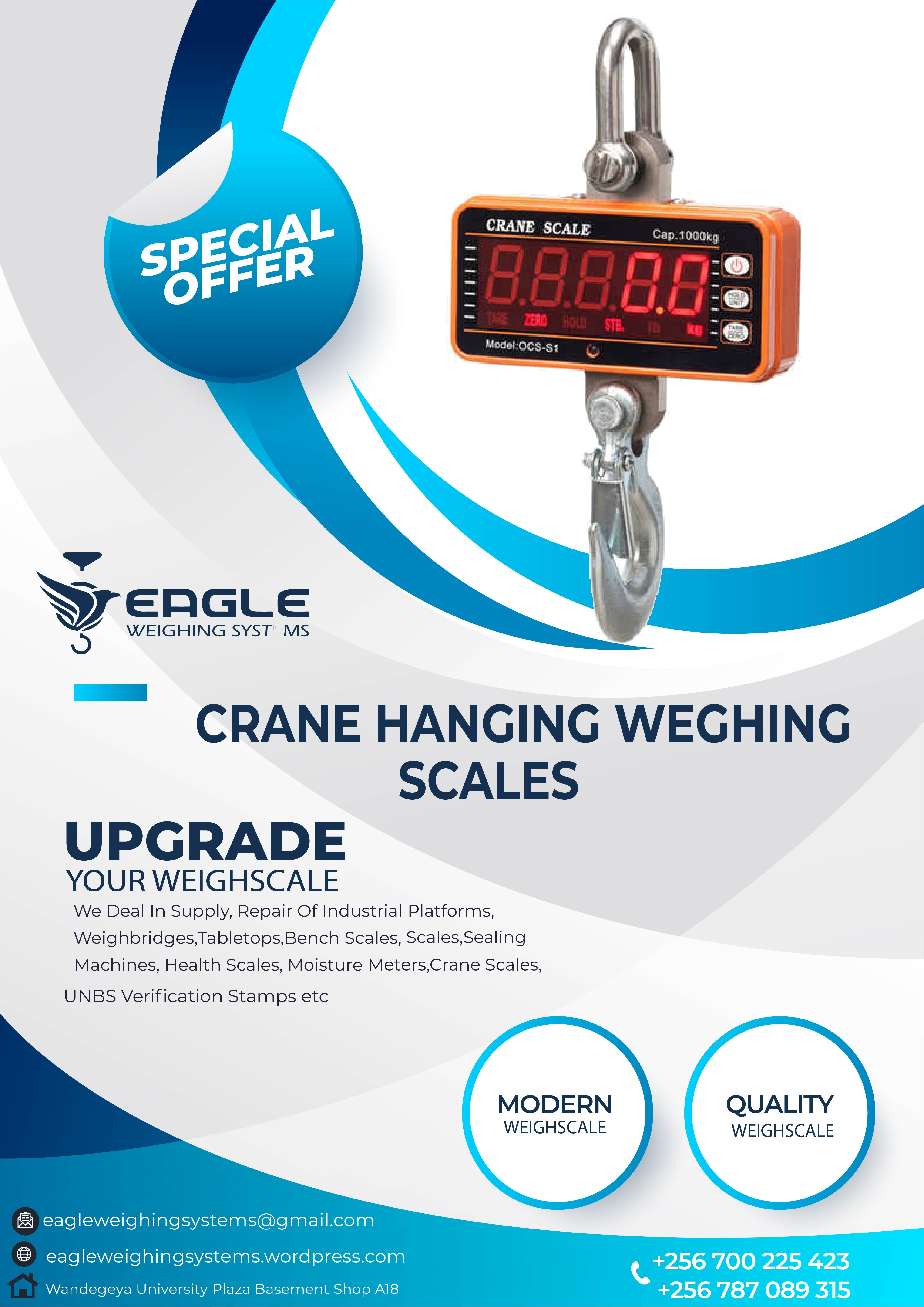 Digital Industrial calibrated weighing scales'