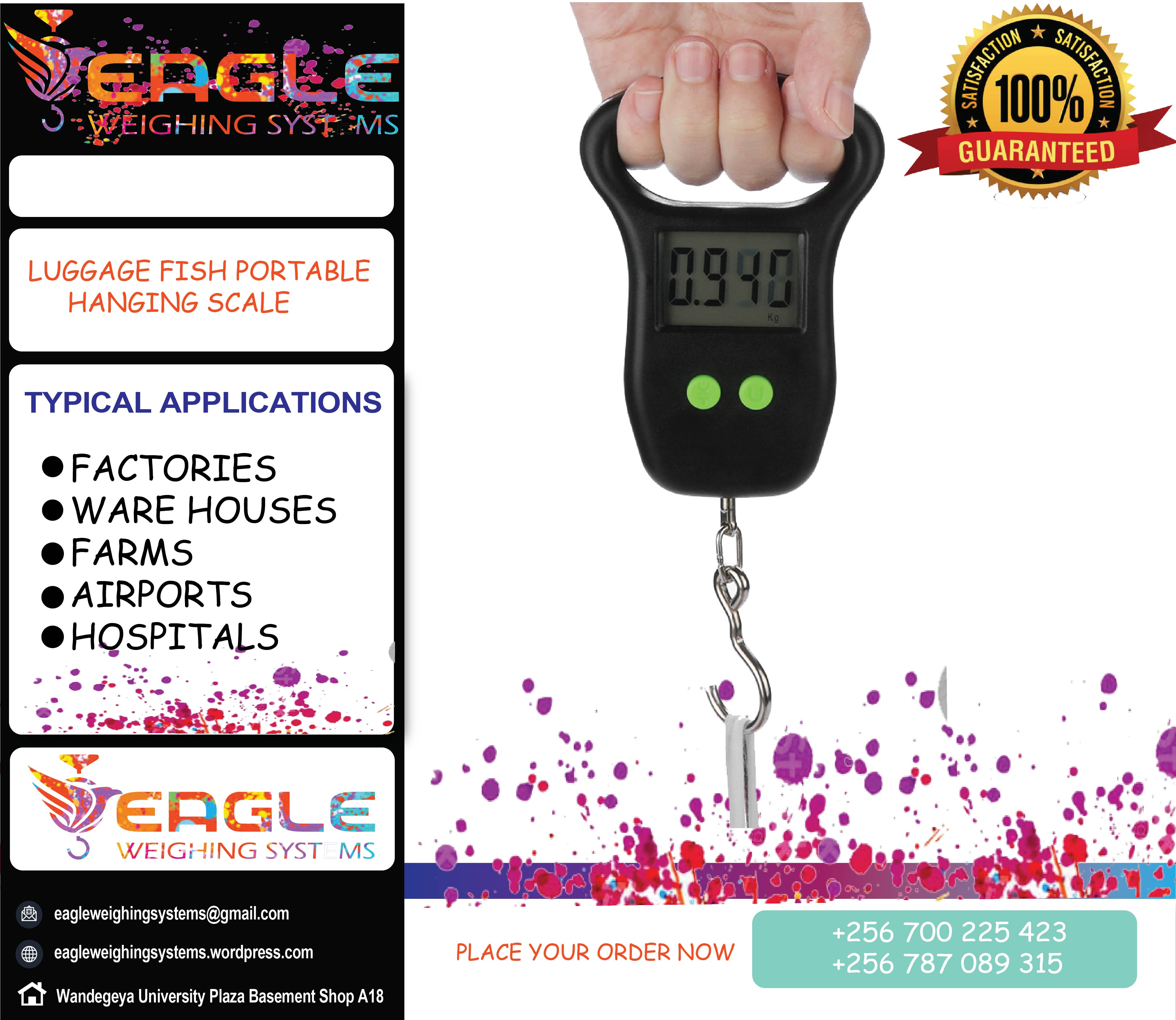 digital luggage weight scale 40kg'