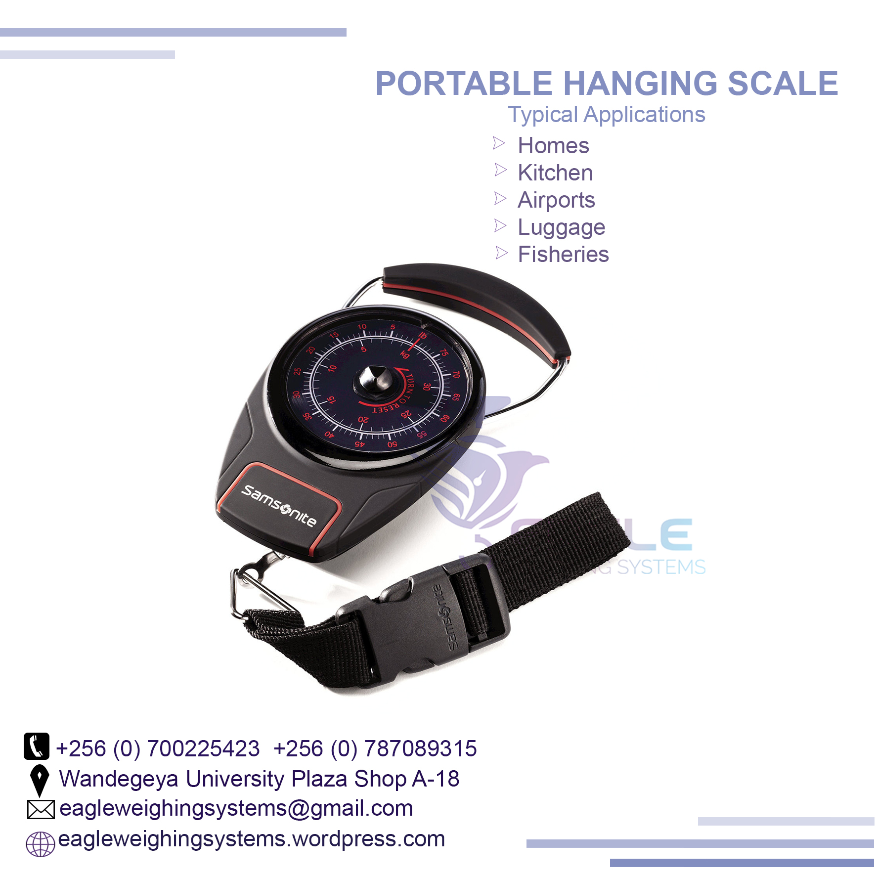 Mechanical digital travel luggage scale hanging scale'