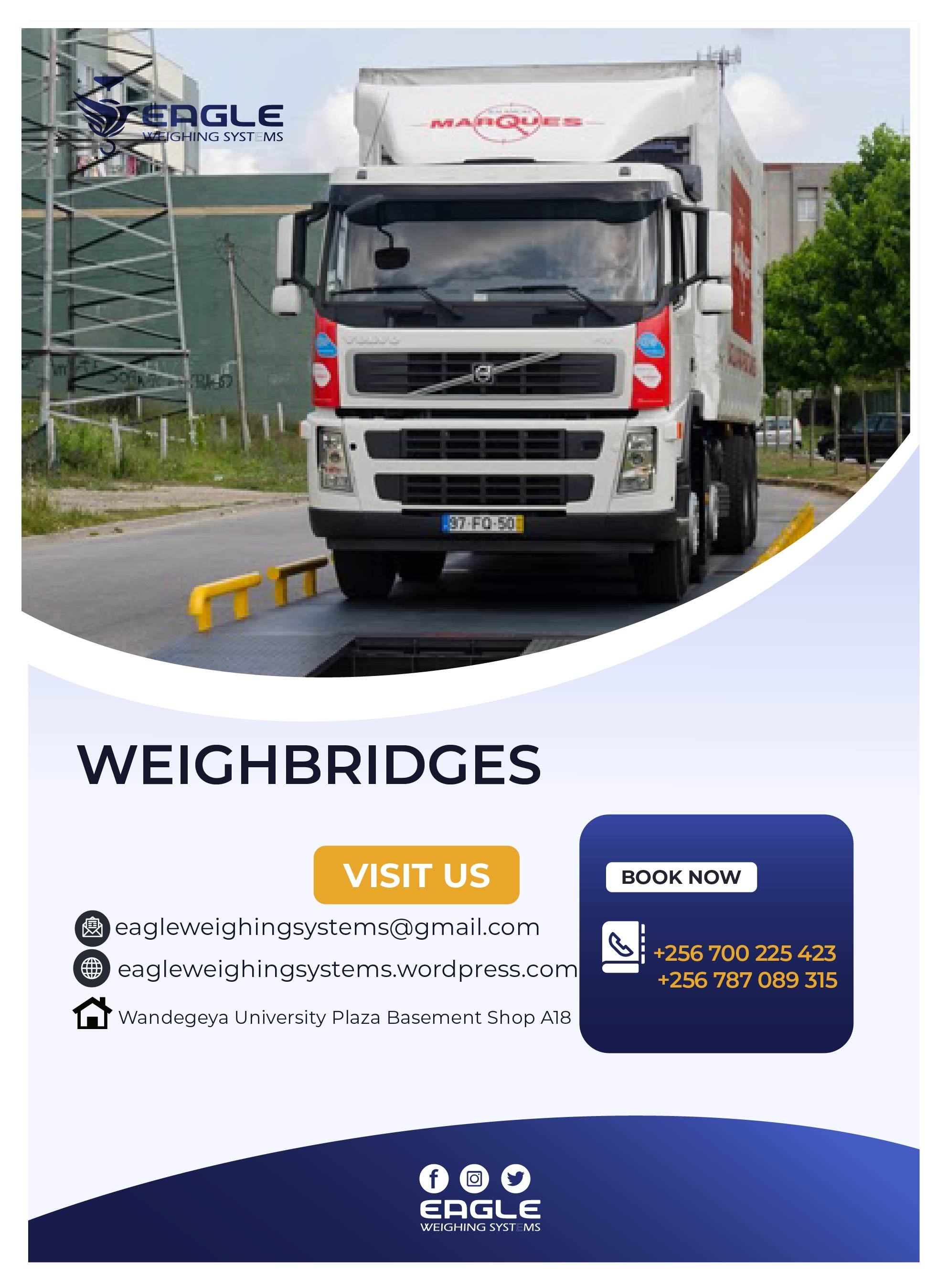 Simplified civil engineering for weighbridges by experts'