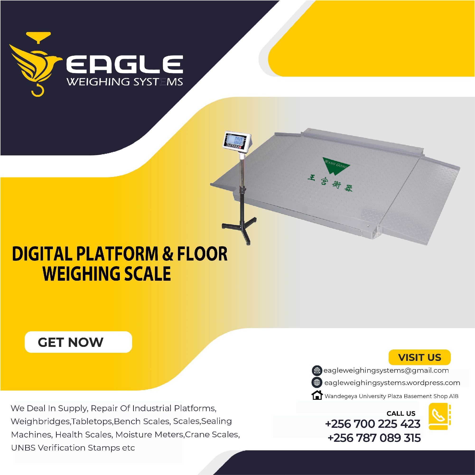 COMMERCIAL PLATFORM WEIGHING SCALES'