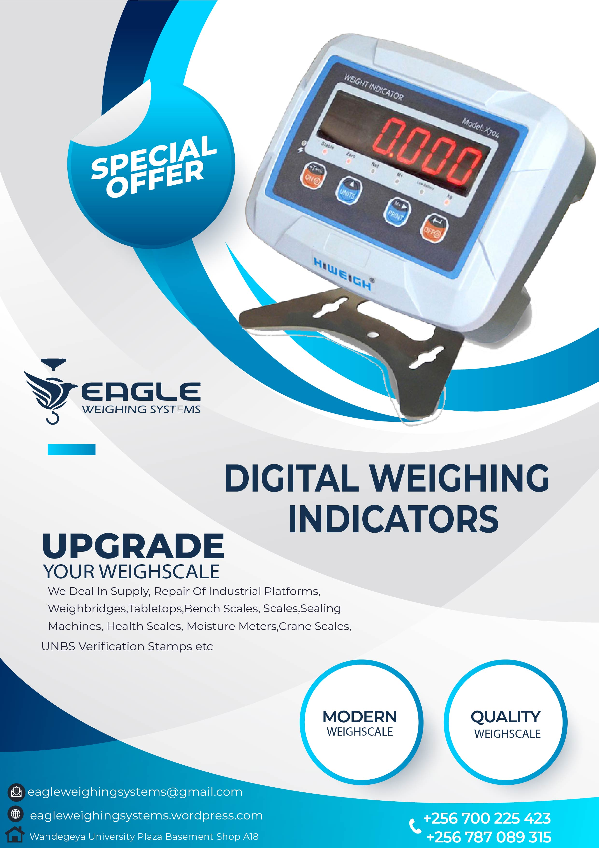 Multi-function weighing indicators'