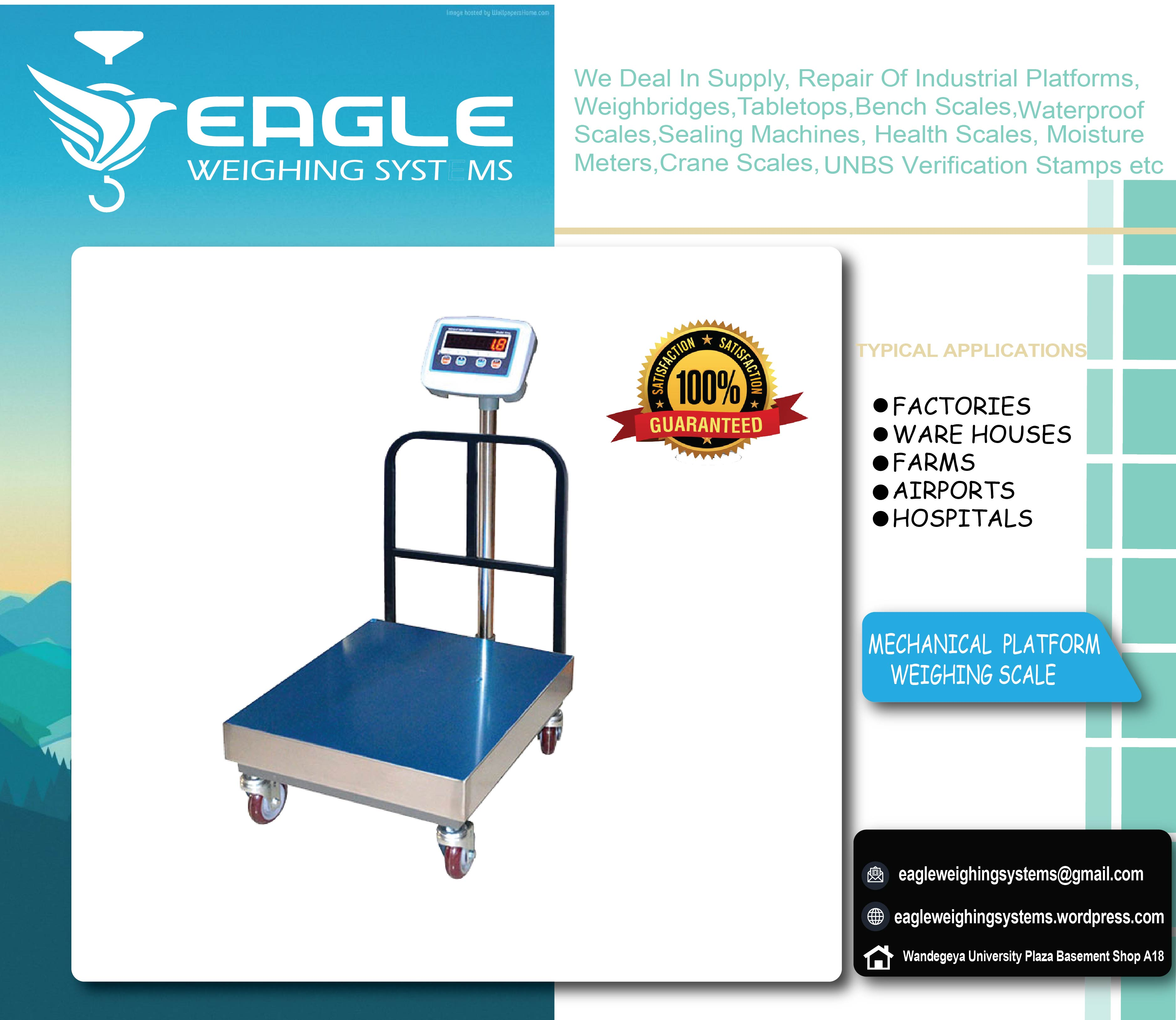 Digital platform weighing scales in Kampala'