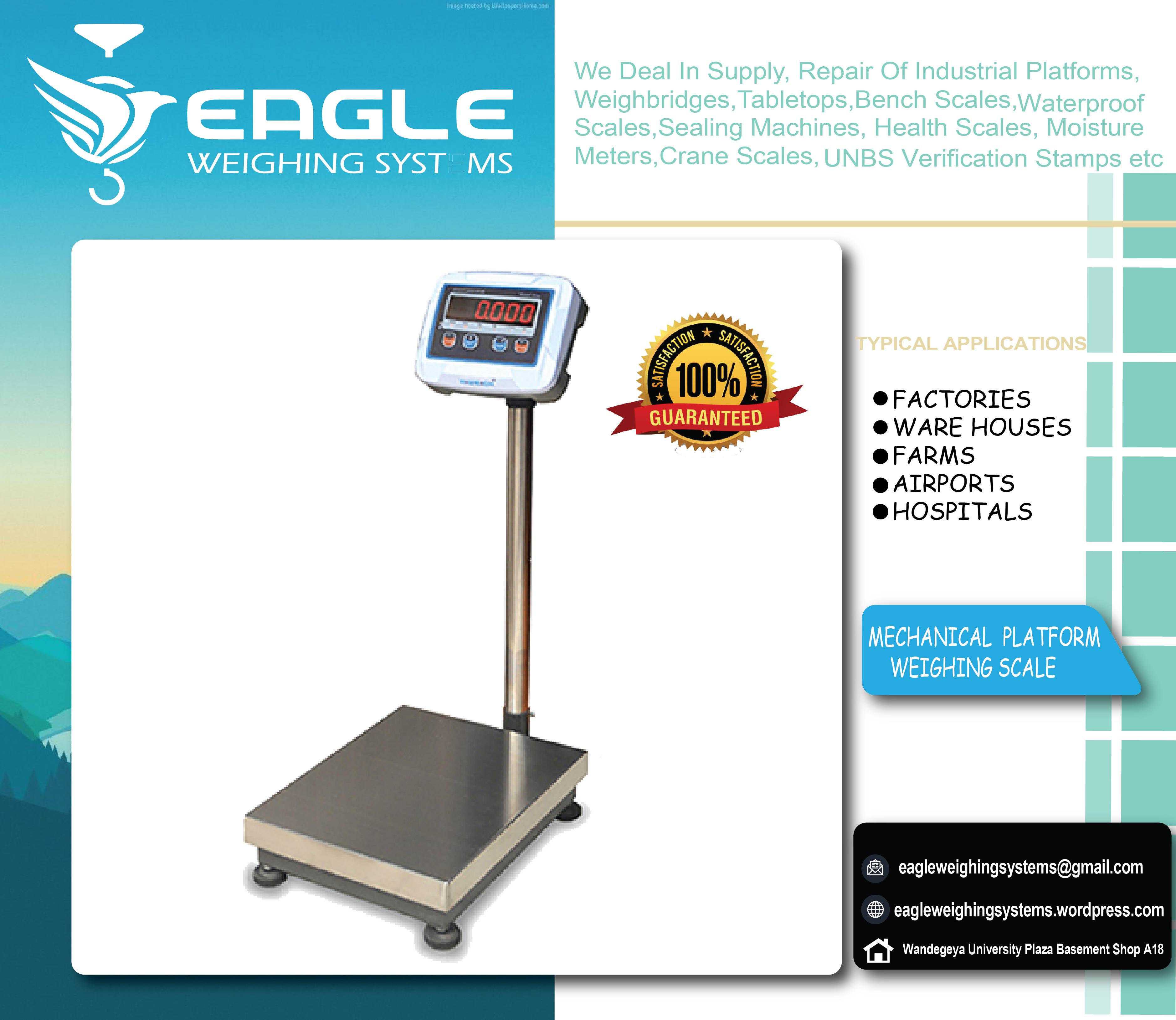 platform weighing scales supplier in Entebbe'